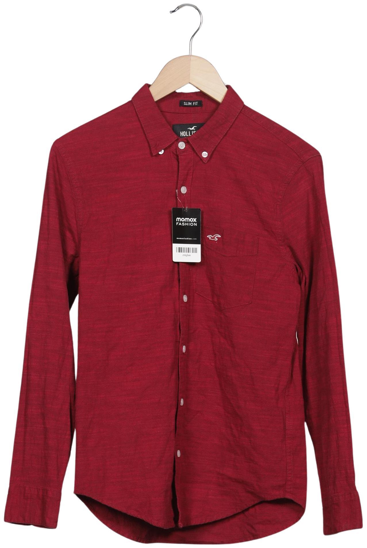 

Hollister Herren Hemd, bordeaux, Gr. 44