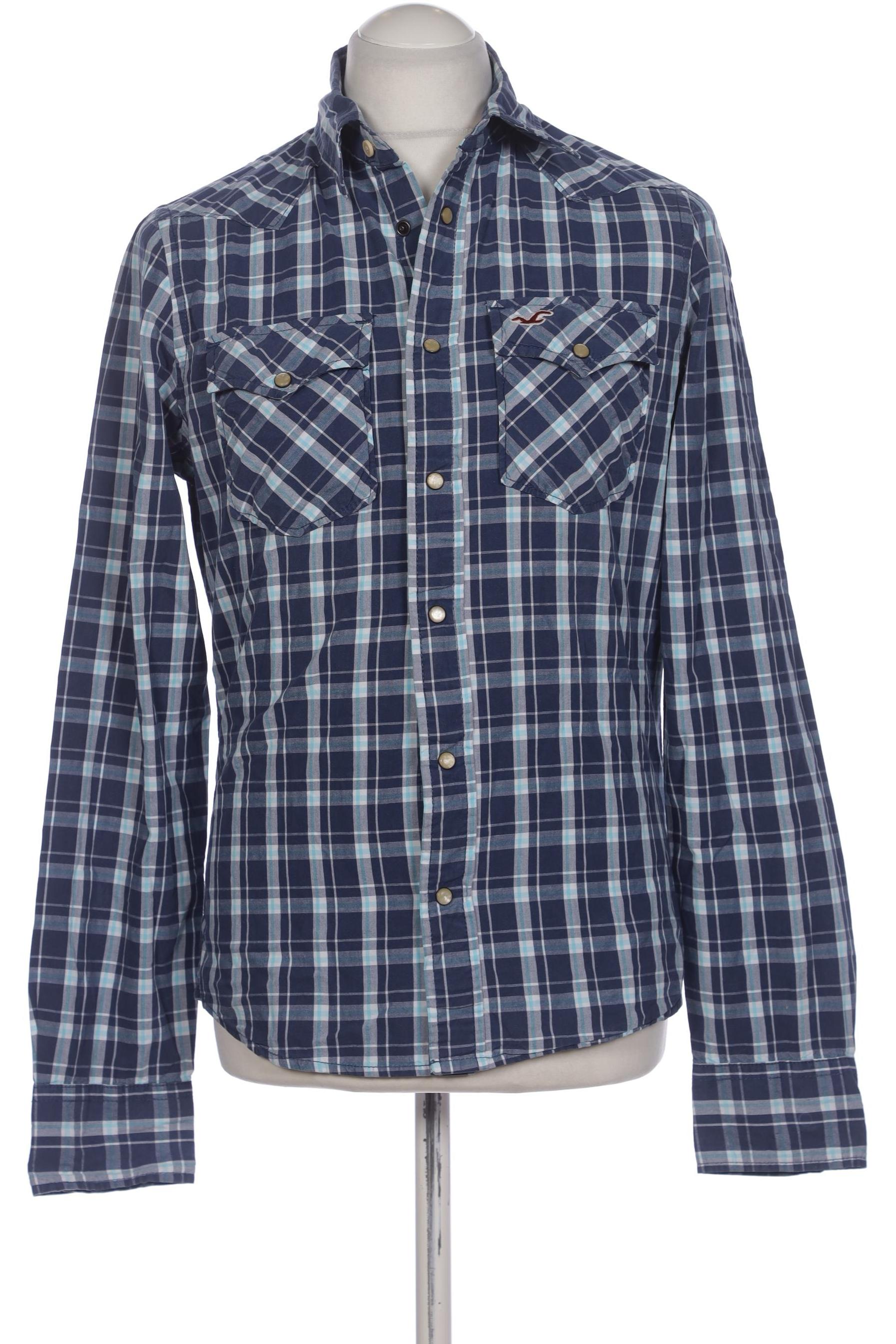 

Hollister Herren Hemd, marineblau, Gr. 48