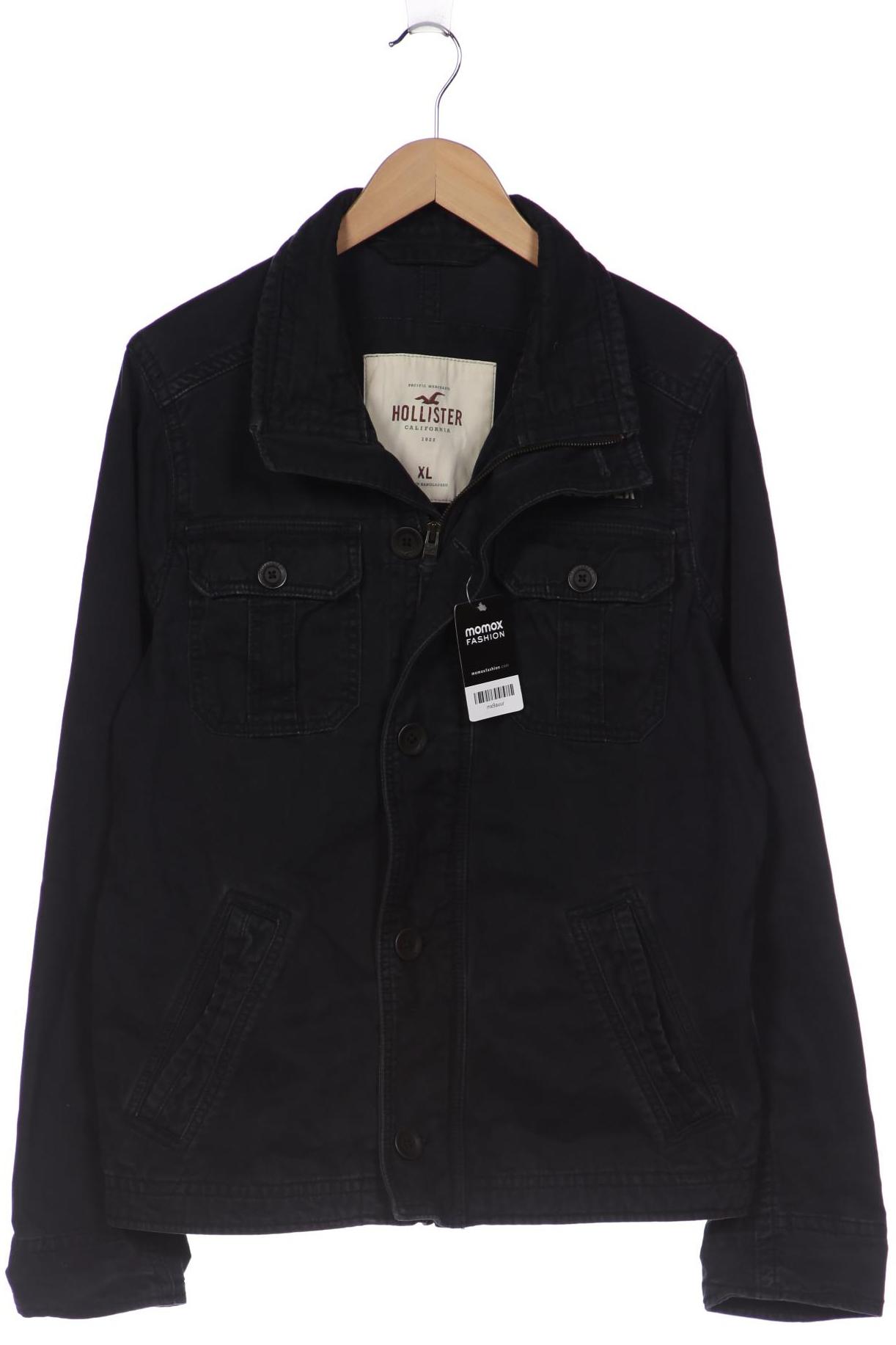 

Hollister Herren Jacke, schwarz