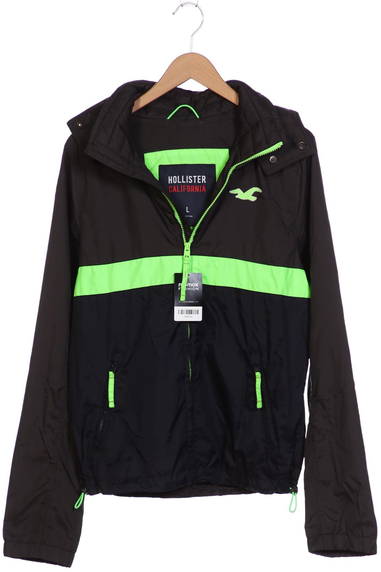 

Hollister Herren Jacke, schwarz