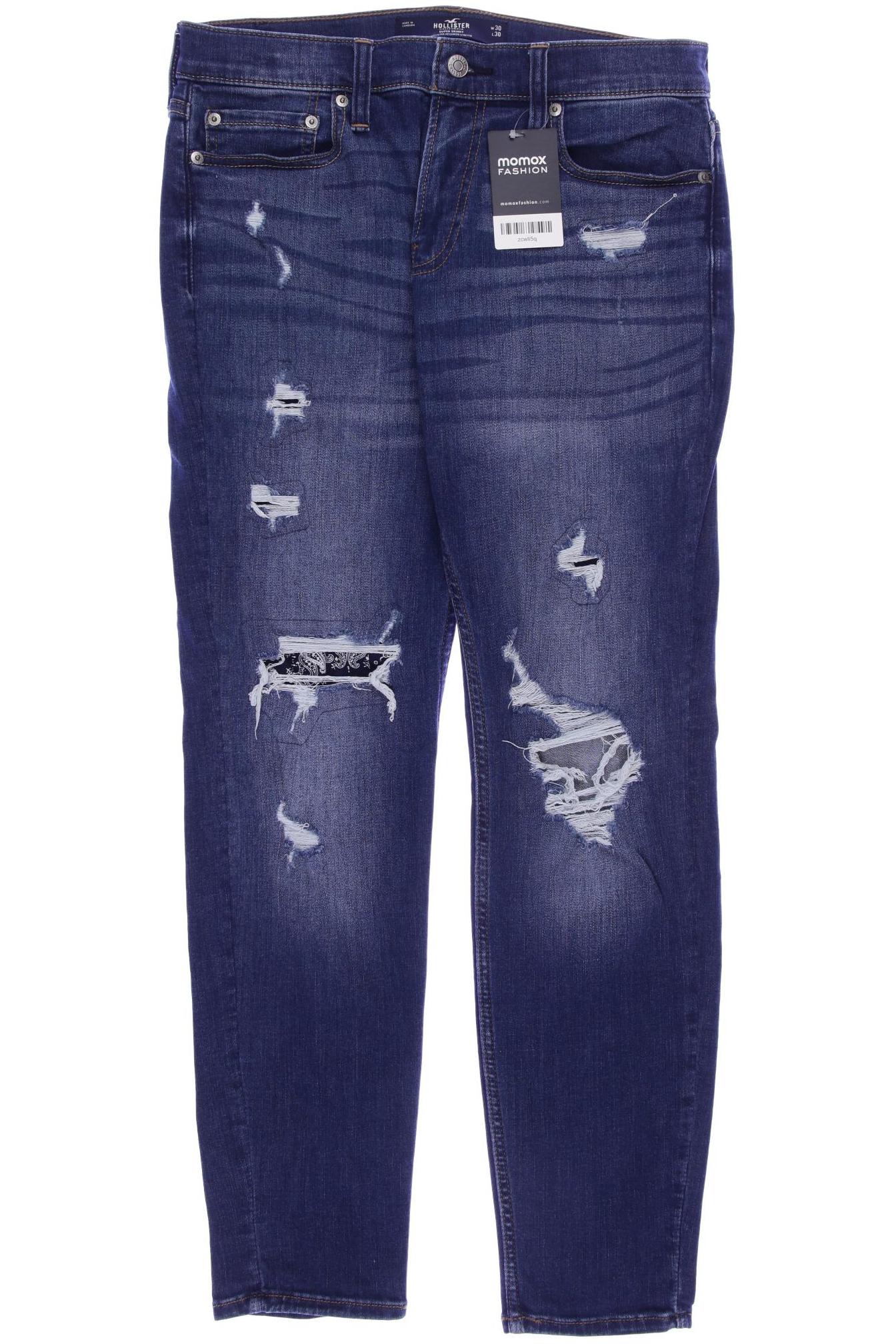

Hollister Herren Jeans, marineblau, Gr. 30