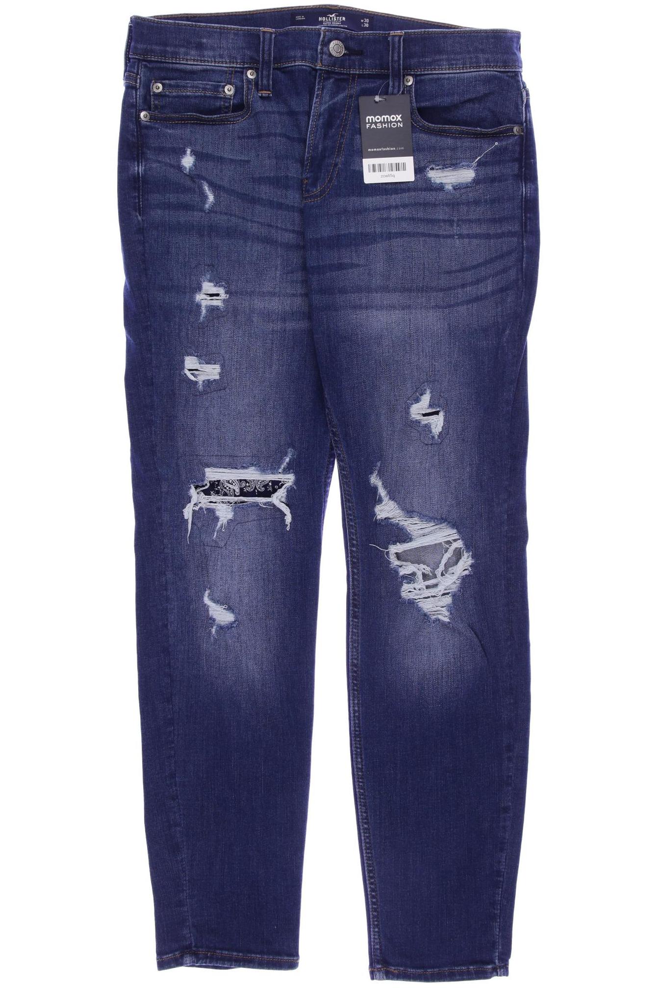 

Hollister Herren Jeans, marineblau