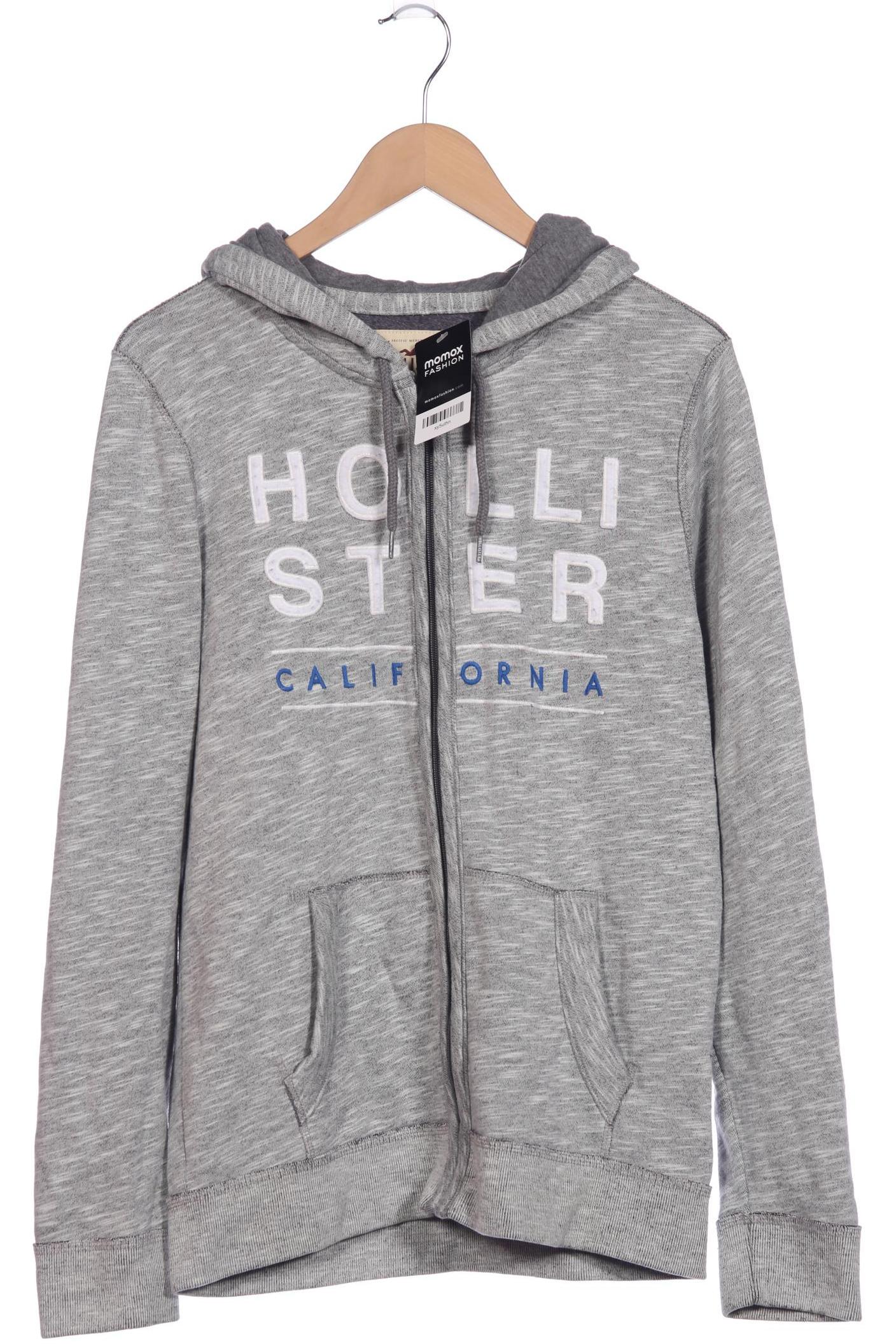 

Hollister Herren Kapuzenpullover, grau, Gr. 48