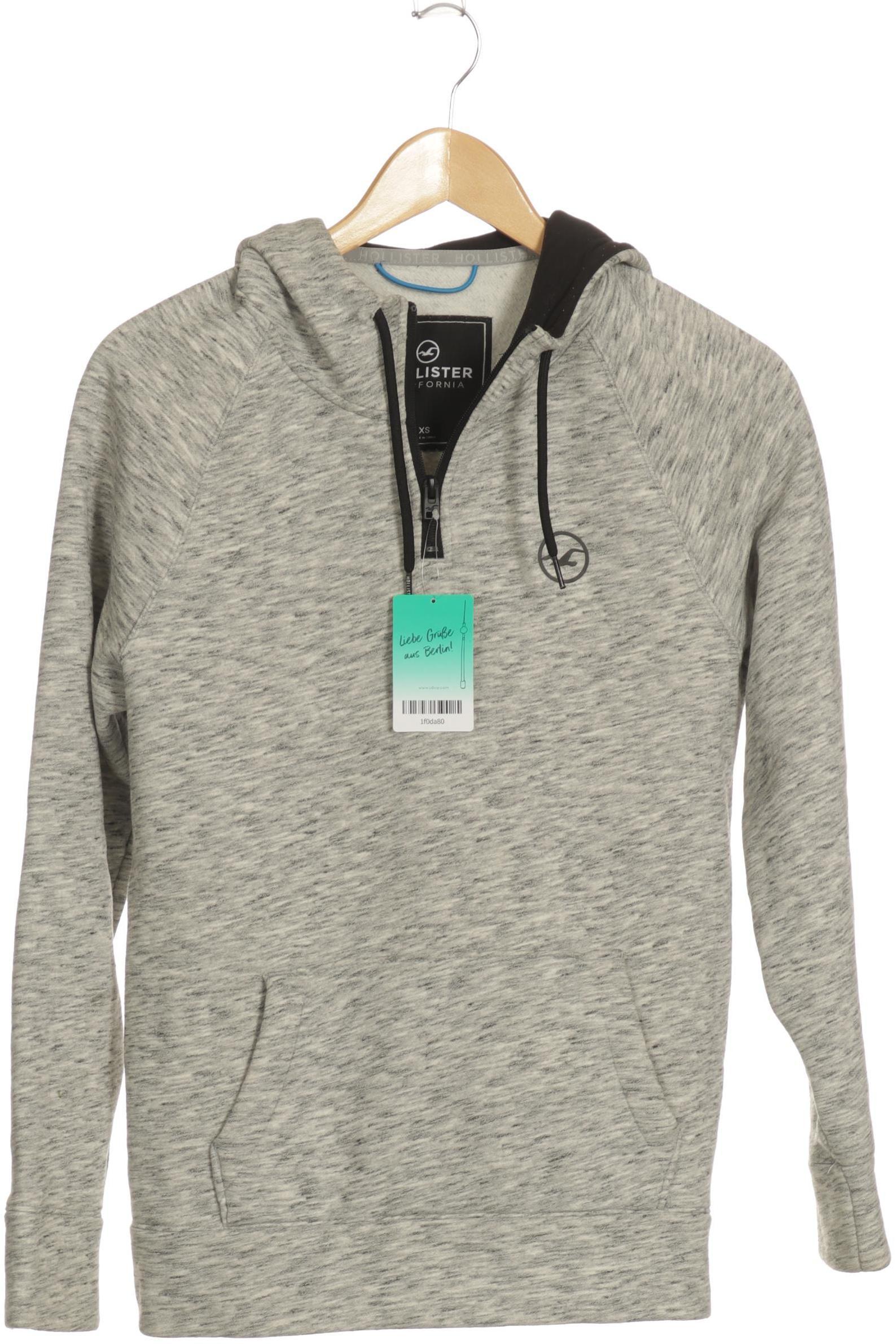 

Hollister Herren Kapuzenpullover, grau, Gr.