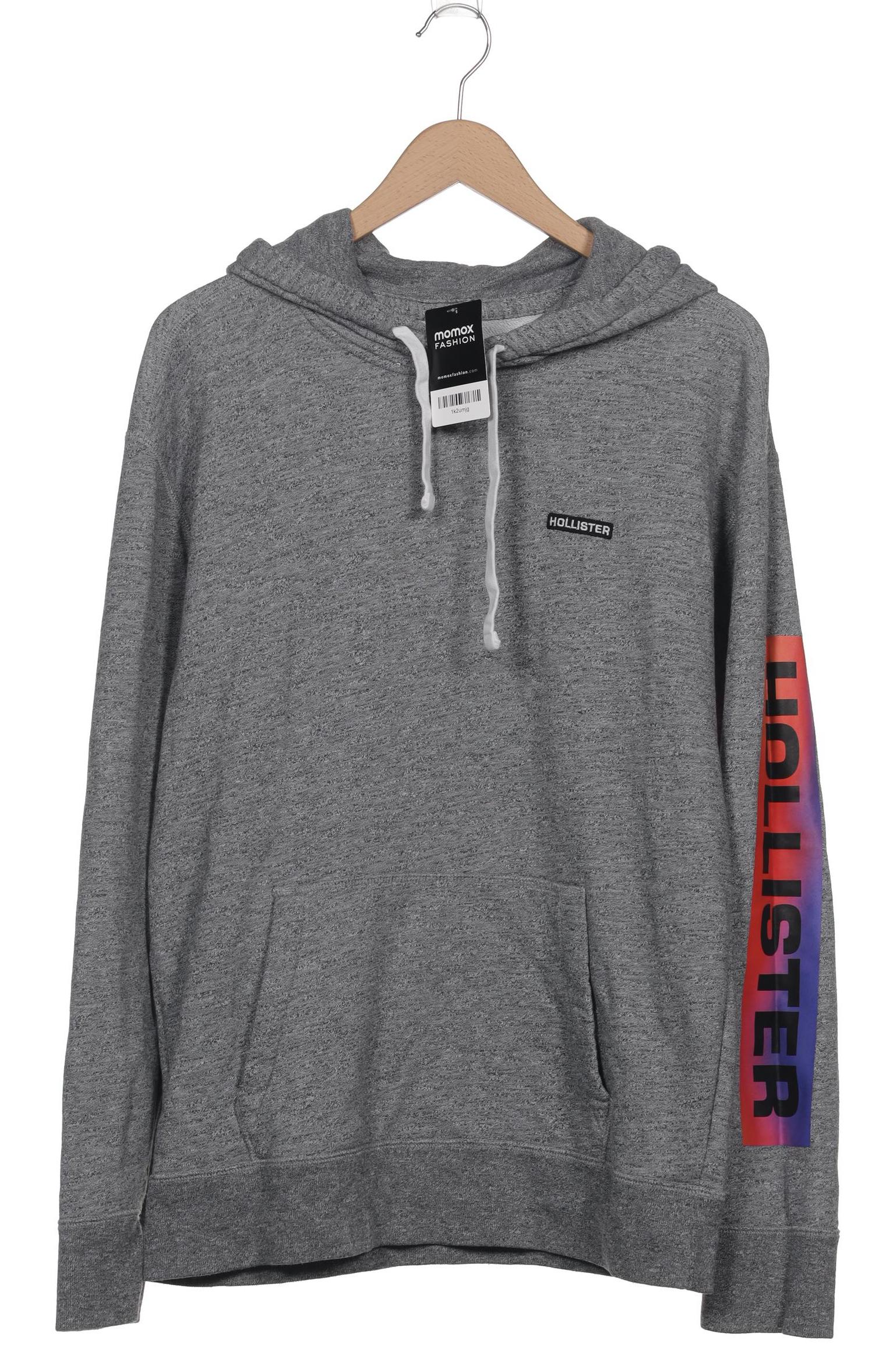 

Hollister Herren Kapuzenpullover, grau, Gr. 52