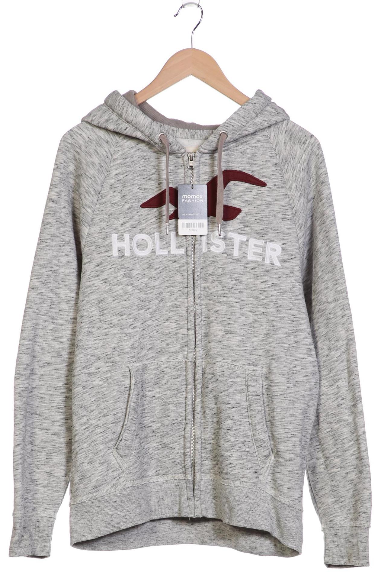 

Hollister Herren Kapuzenpullover, grau, Gr. 54