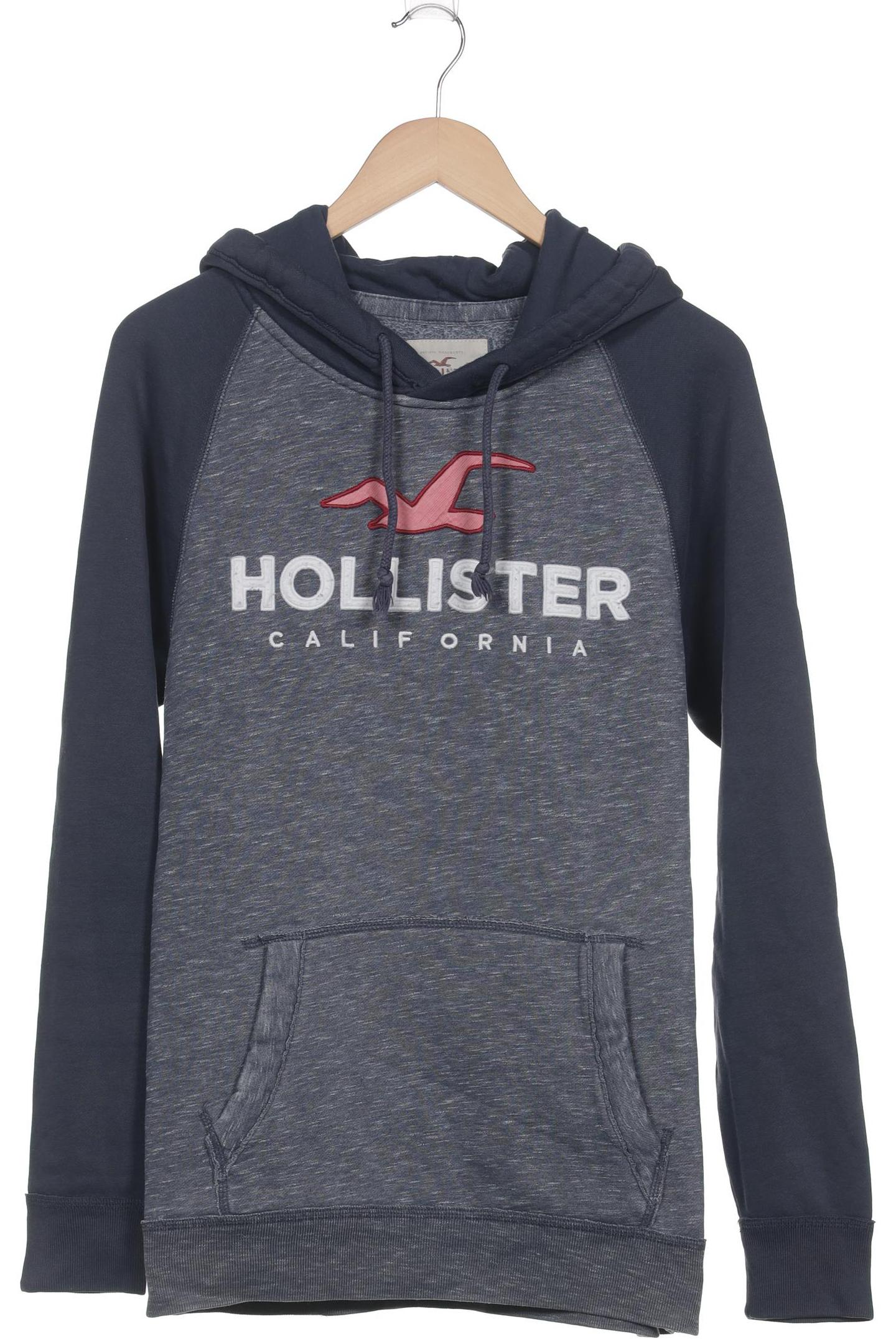 

Hollister Herren Kapuzenpullover, blau, Gr. 48