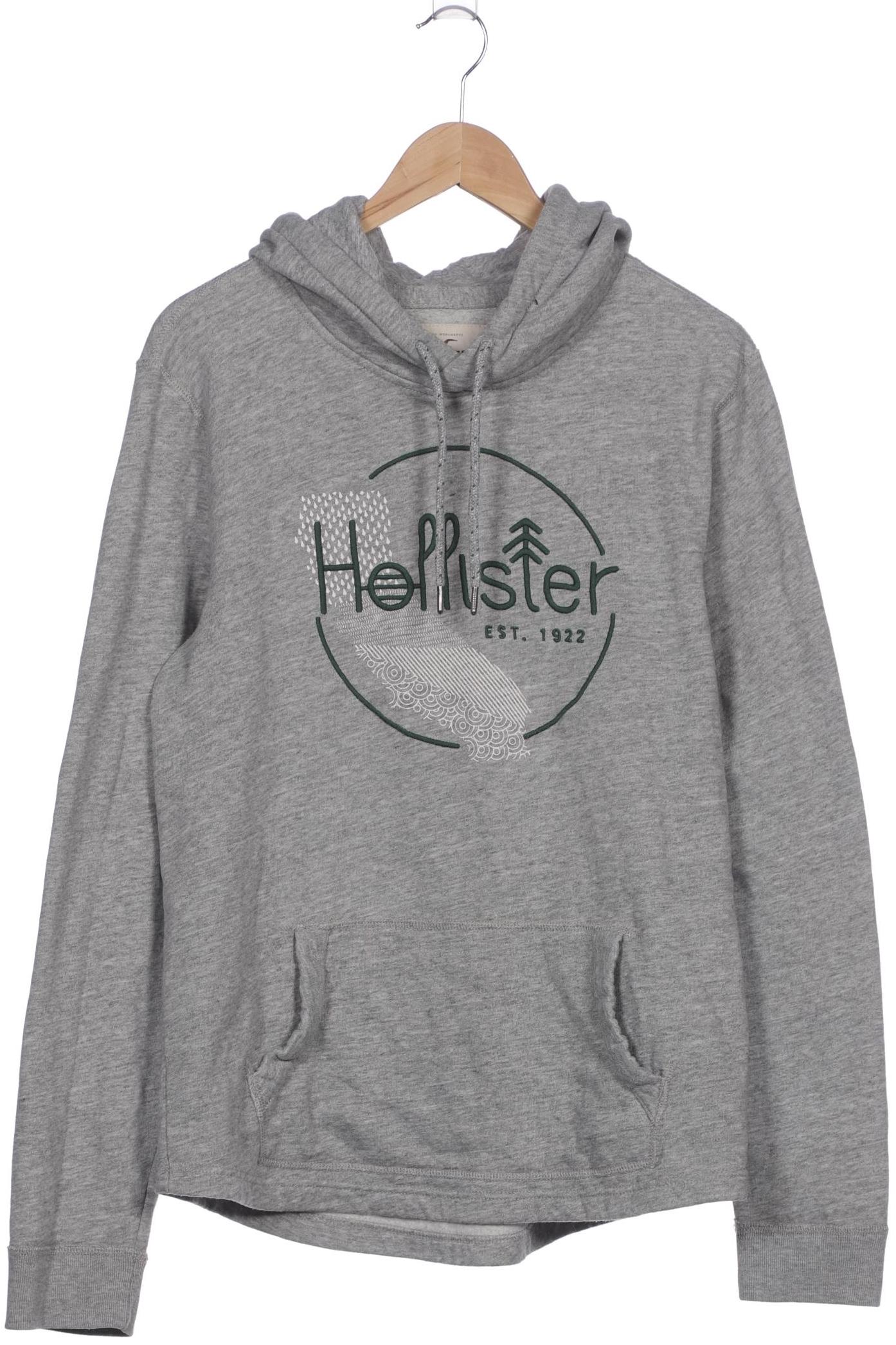

Hollister Herren Kapuzenpullover, grau, Gr. 52