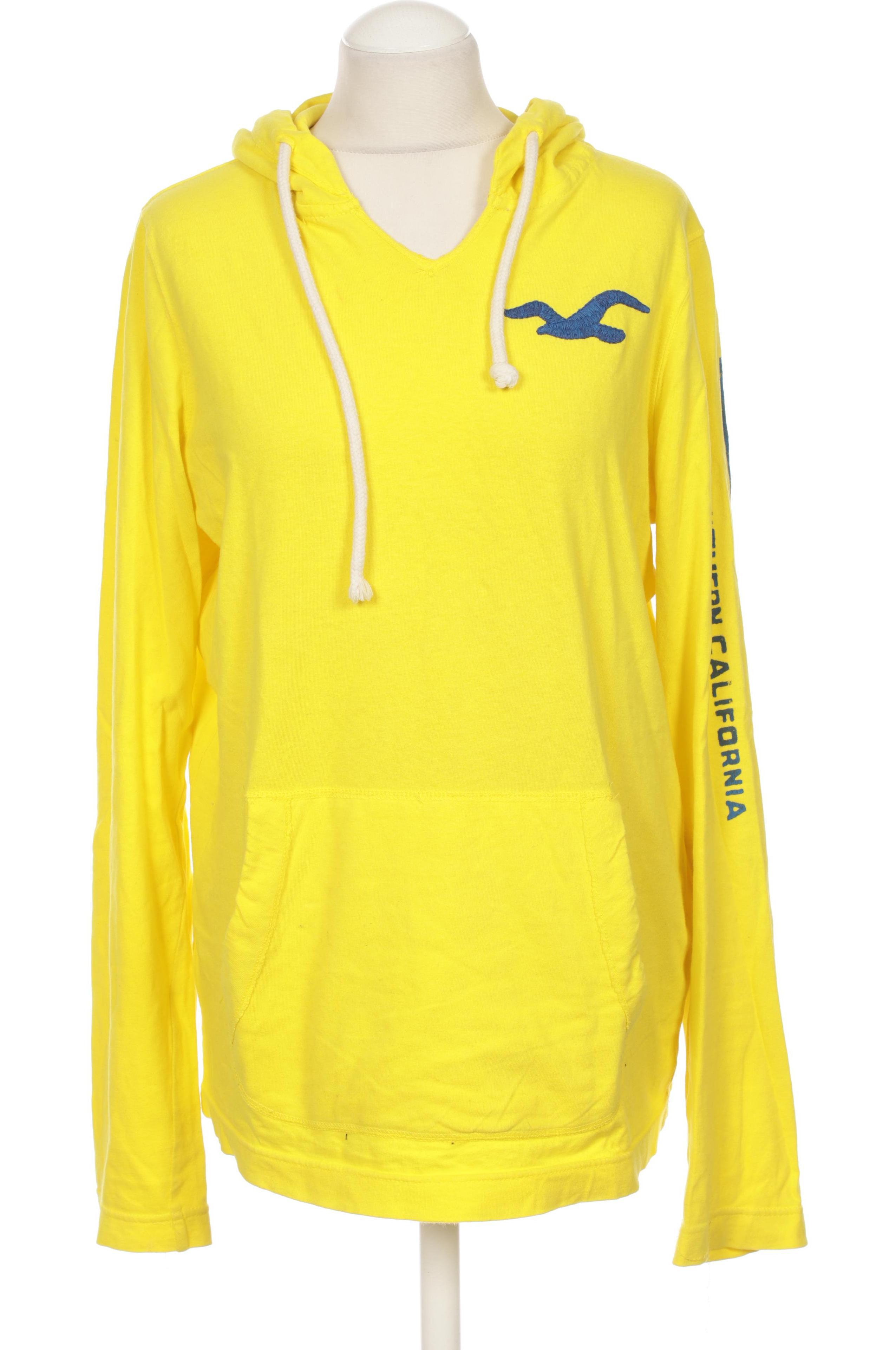 

Hollister Herren Kapuzenpullover, gelb, Gr.