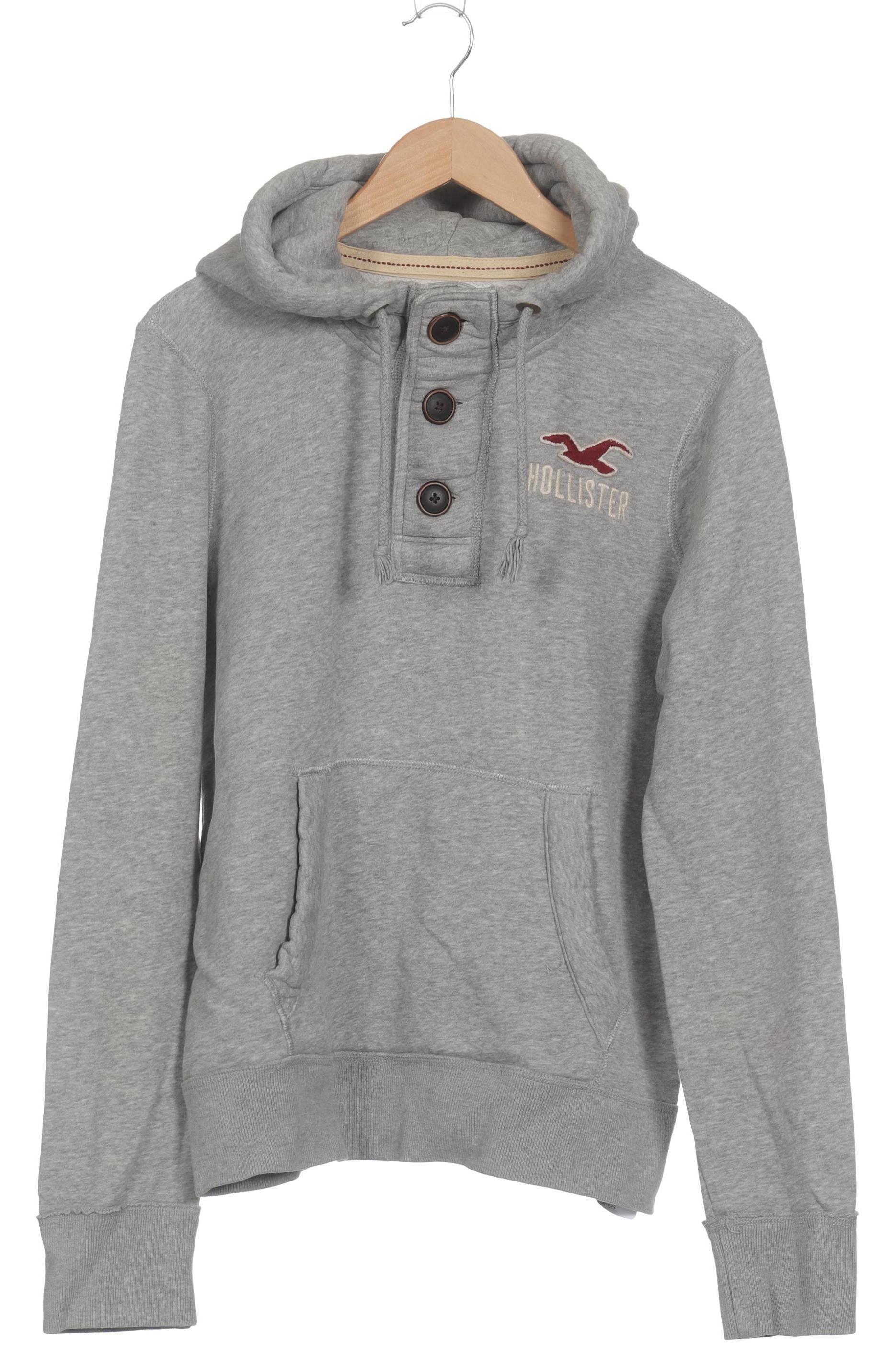 

Hollister Herren Kapuzenpullover, grau, Gr.