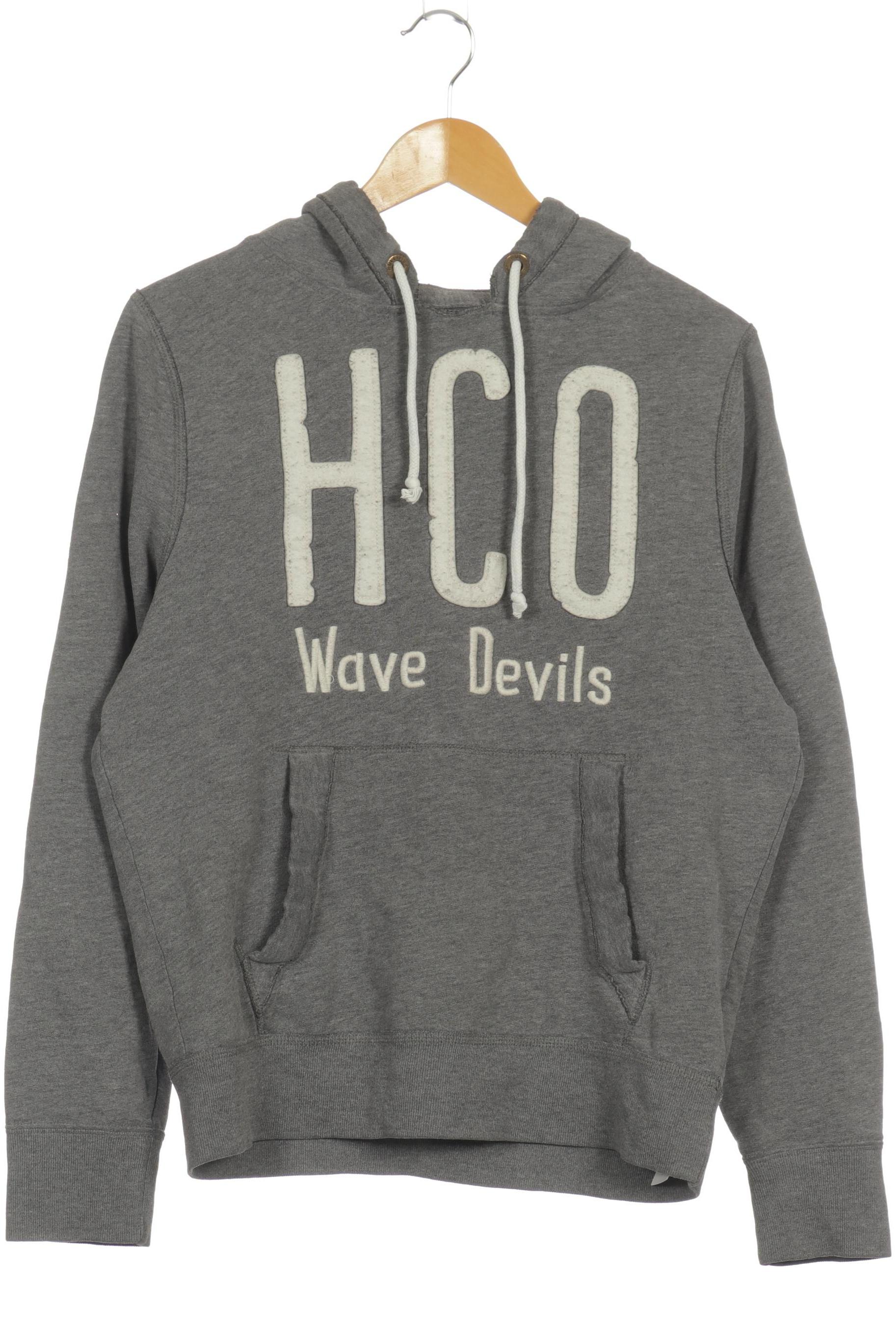 

Hollister Herren Kapuzenpullover, grau, Gr.