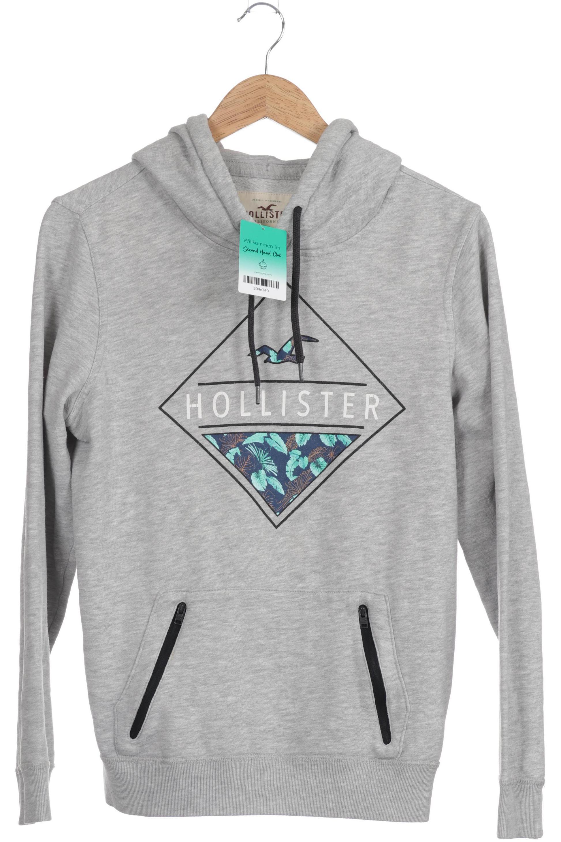 

Hollister Herren Kapuzenpullover, grau, Gr.