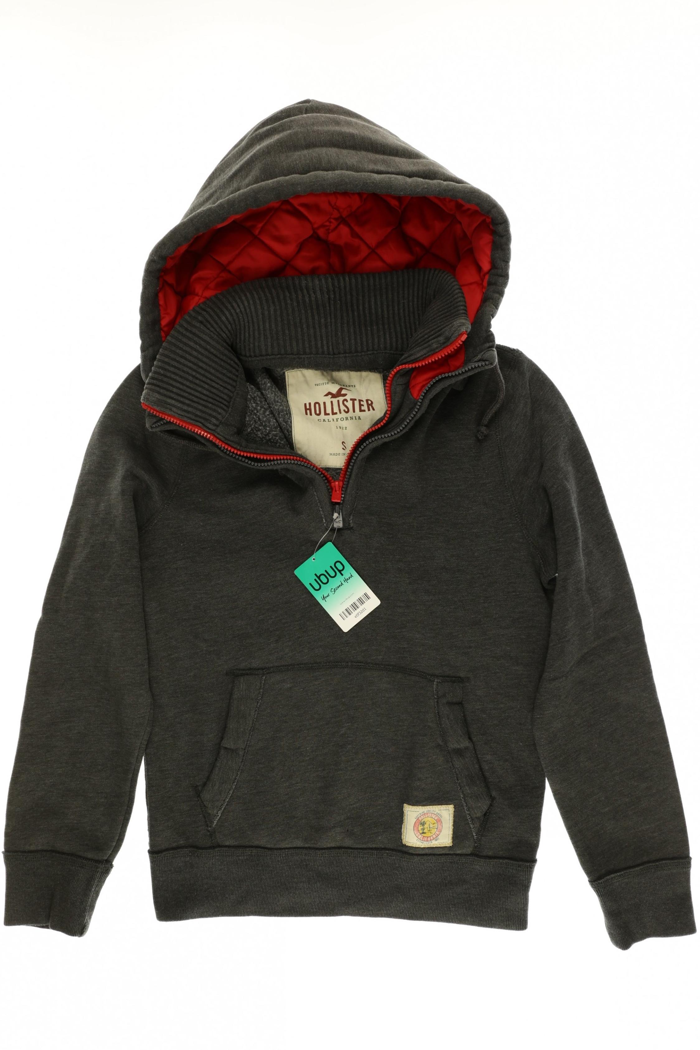 

Hollister Herren Kapuzenpullover, grau, Gr.