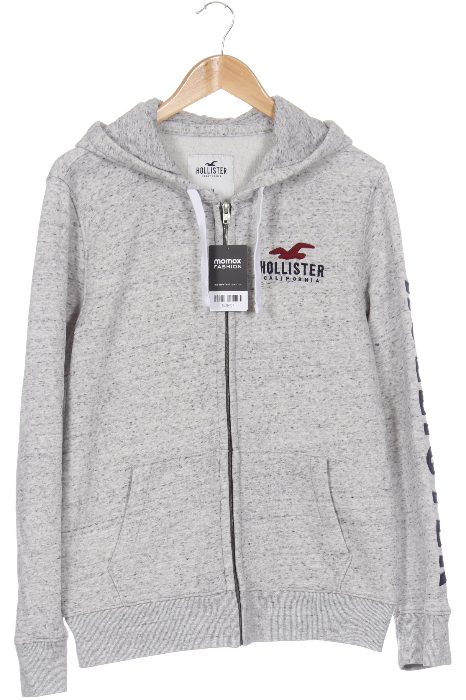

Hollister Herren Kapuzenpullover, grau, Gr. 48