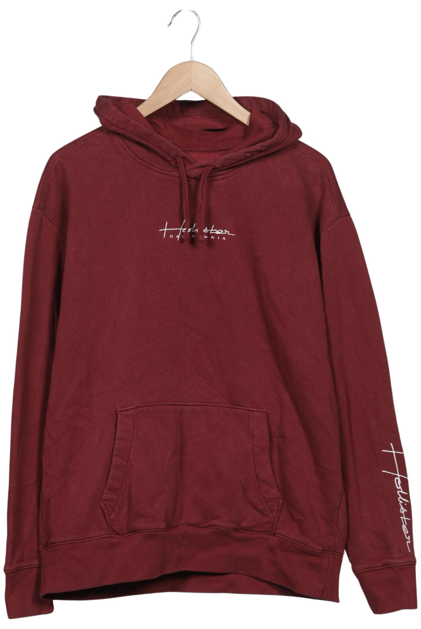 

Hollister Herren Kapuzenpullover, bordeaux, Gr. 54