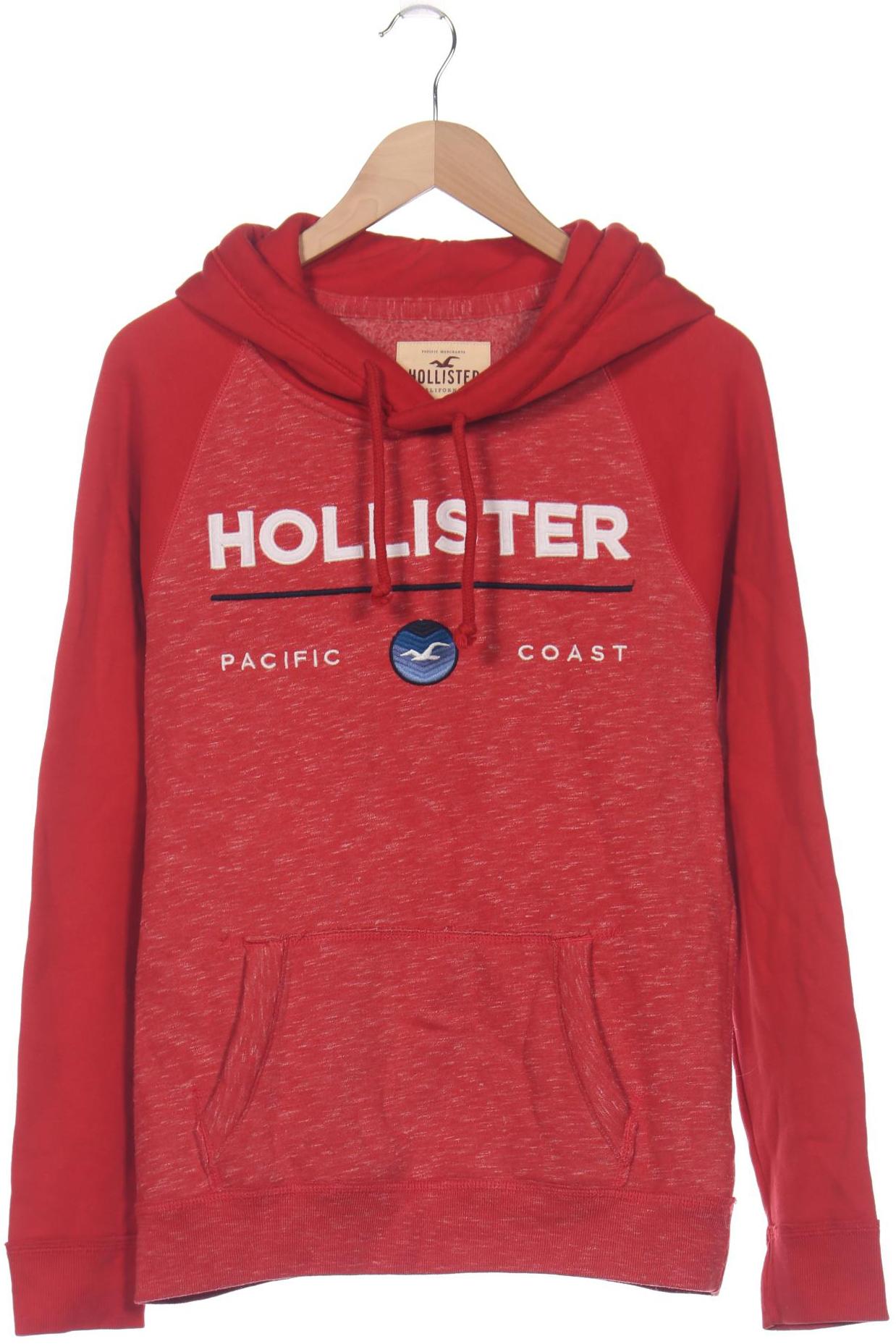

Hollister Herren Kapuzenpullover, rot, Gr. 46