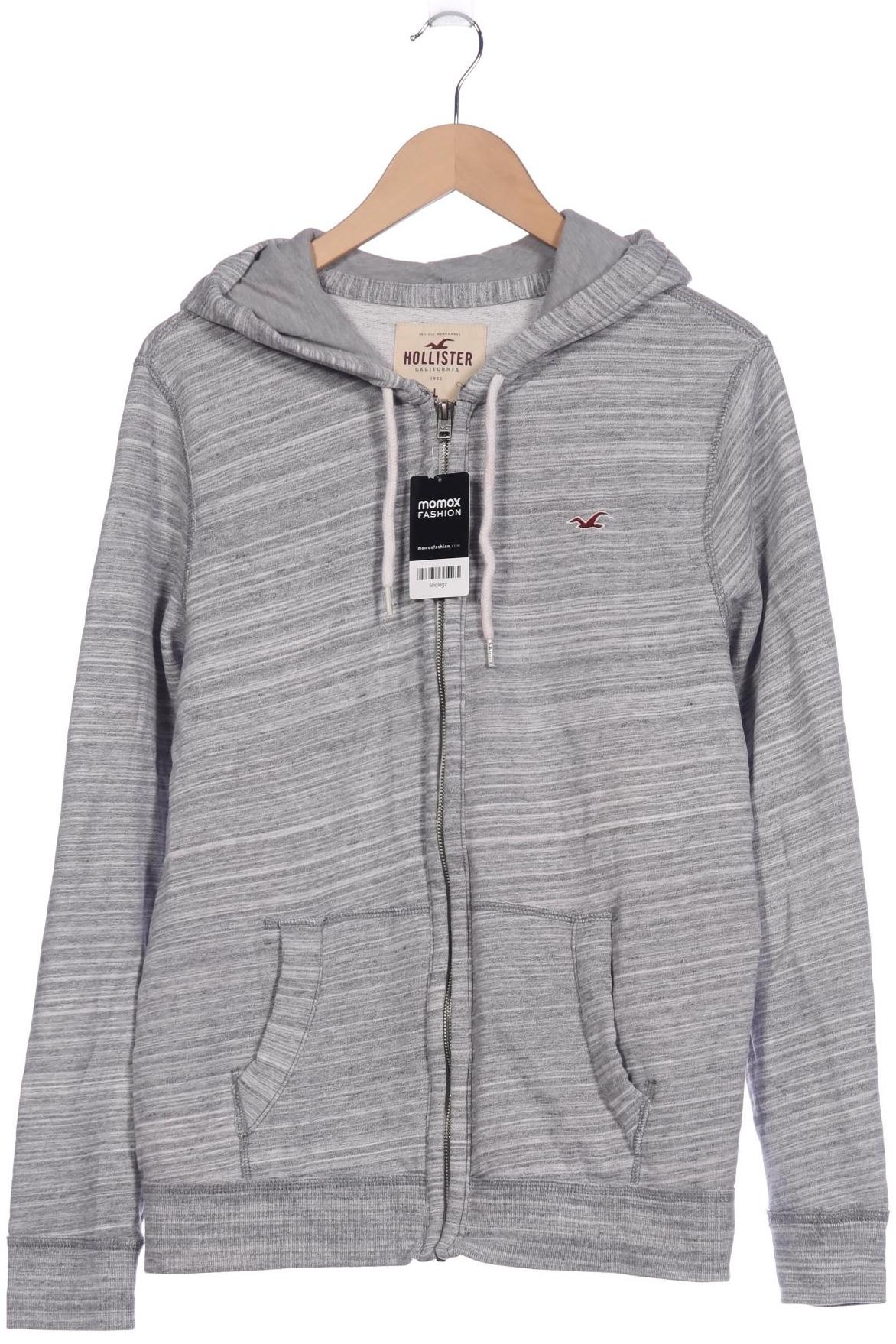 

Hollister Herren Kapuzenpullover, grau, Gr. 52