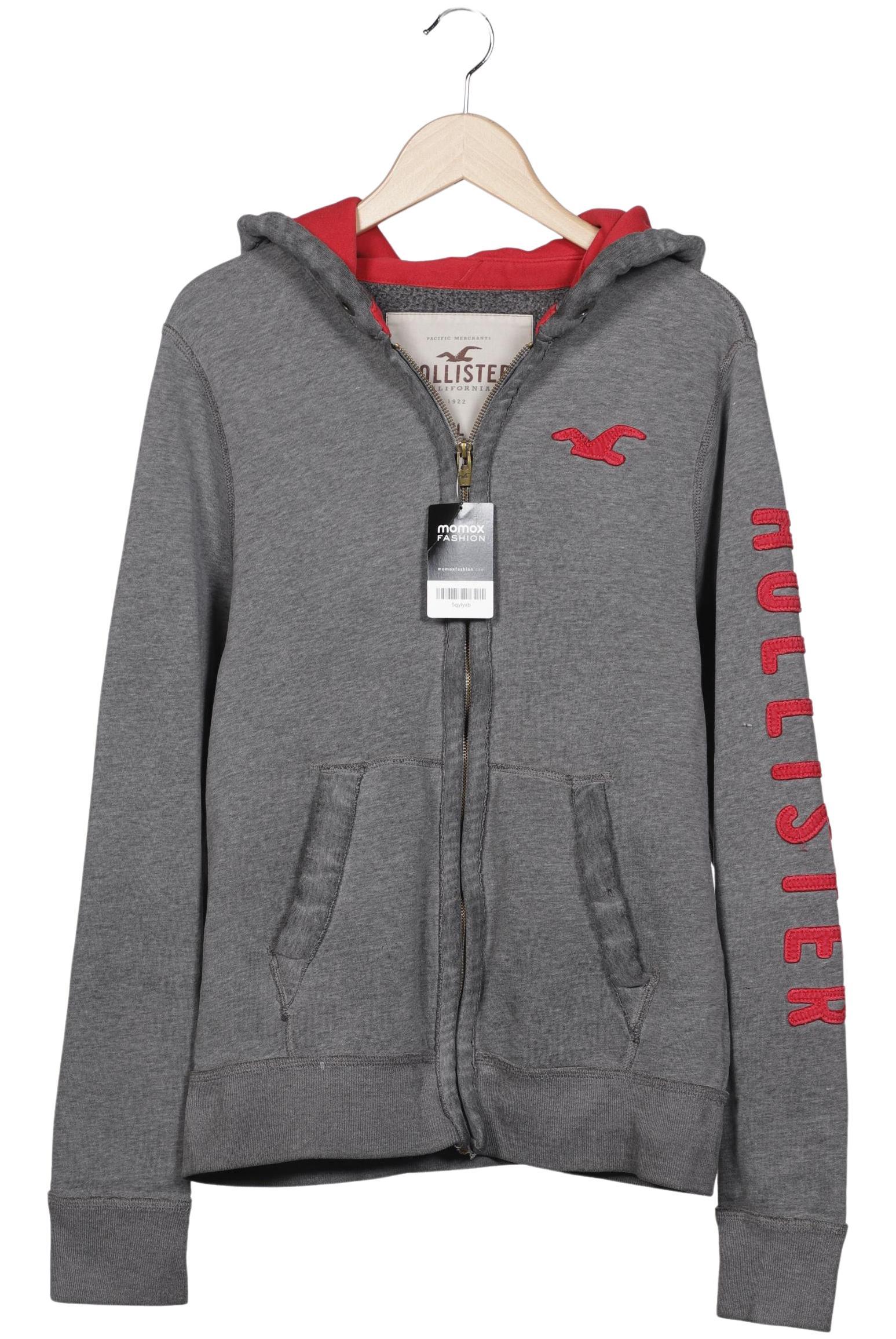 

Hollister Herren Kapuzenpullover, grau, Gr. 54