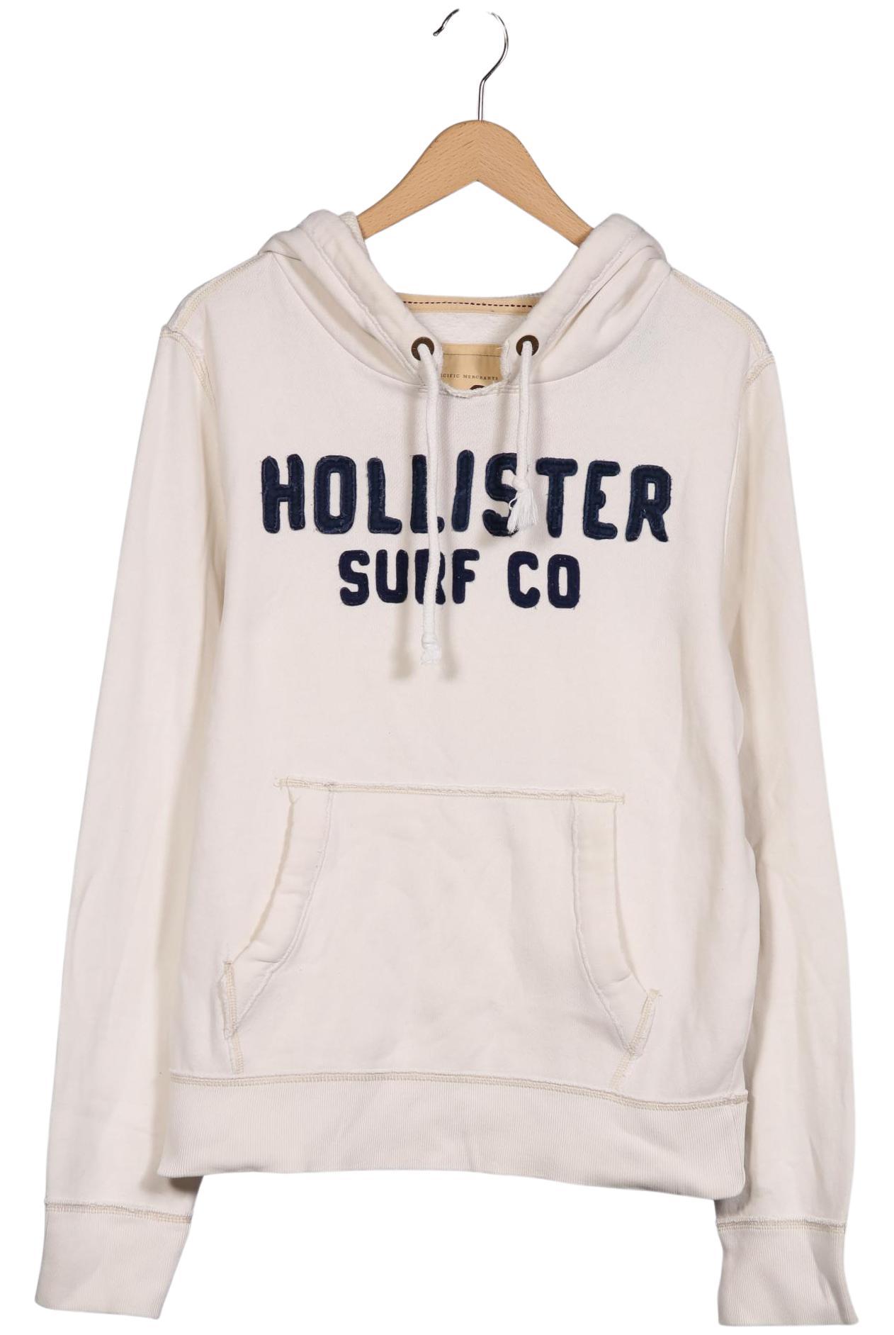 

Hollister Herren Kapuzenpullover, cremeweiß, Gr. 48