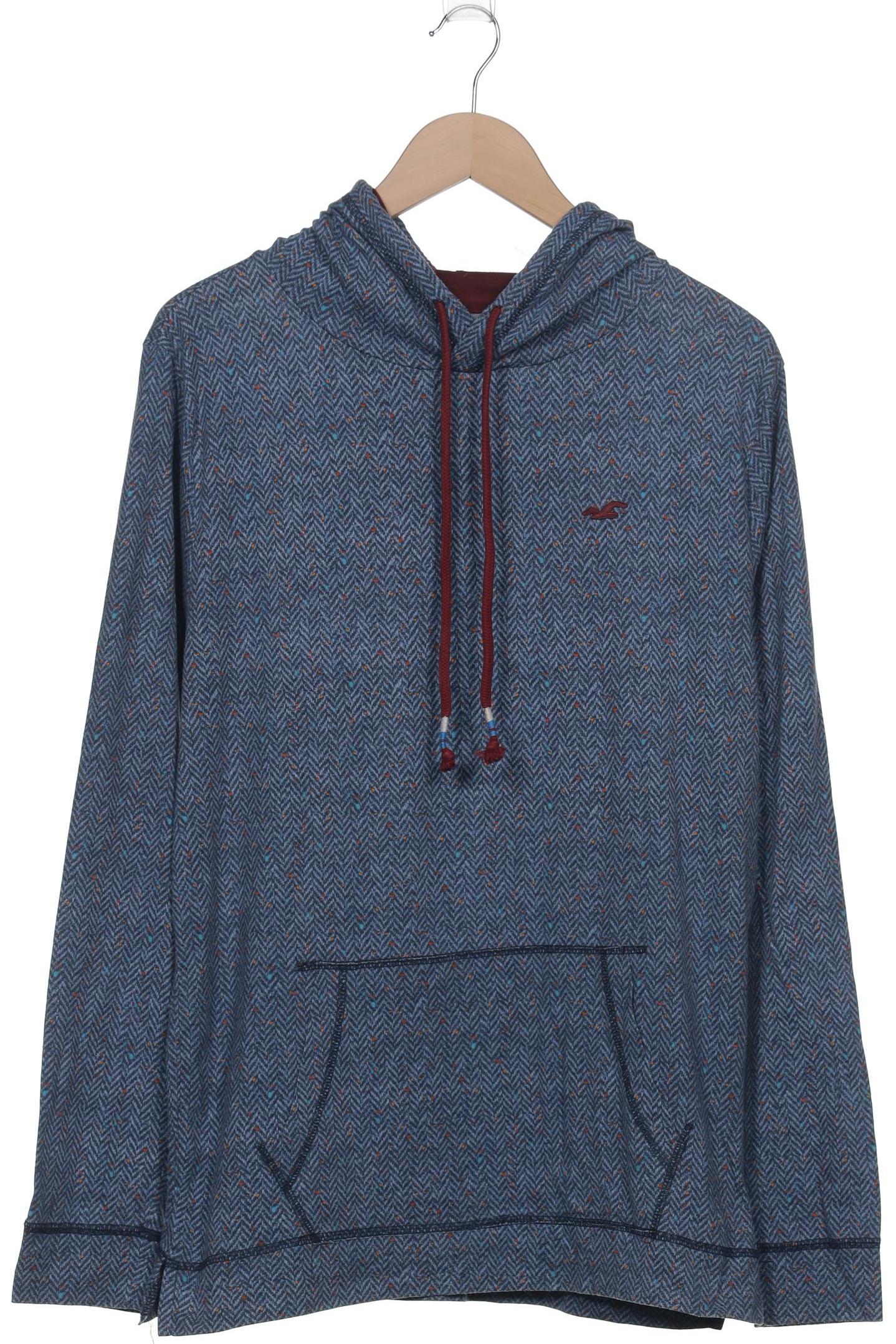 

Hollister Herren Kapuzenpullover, blau, Gr. 52