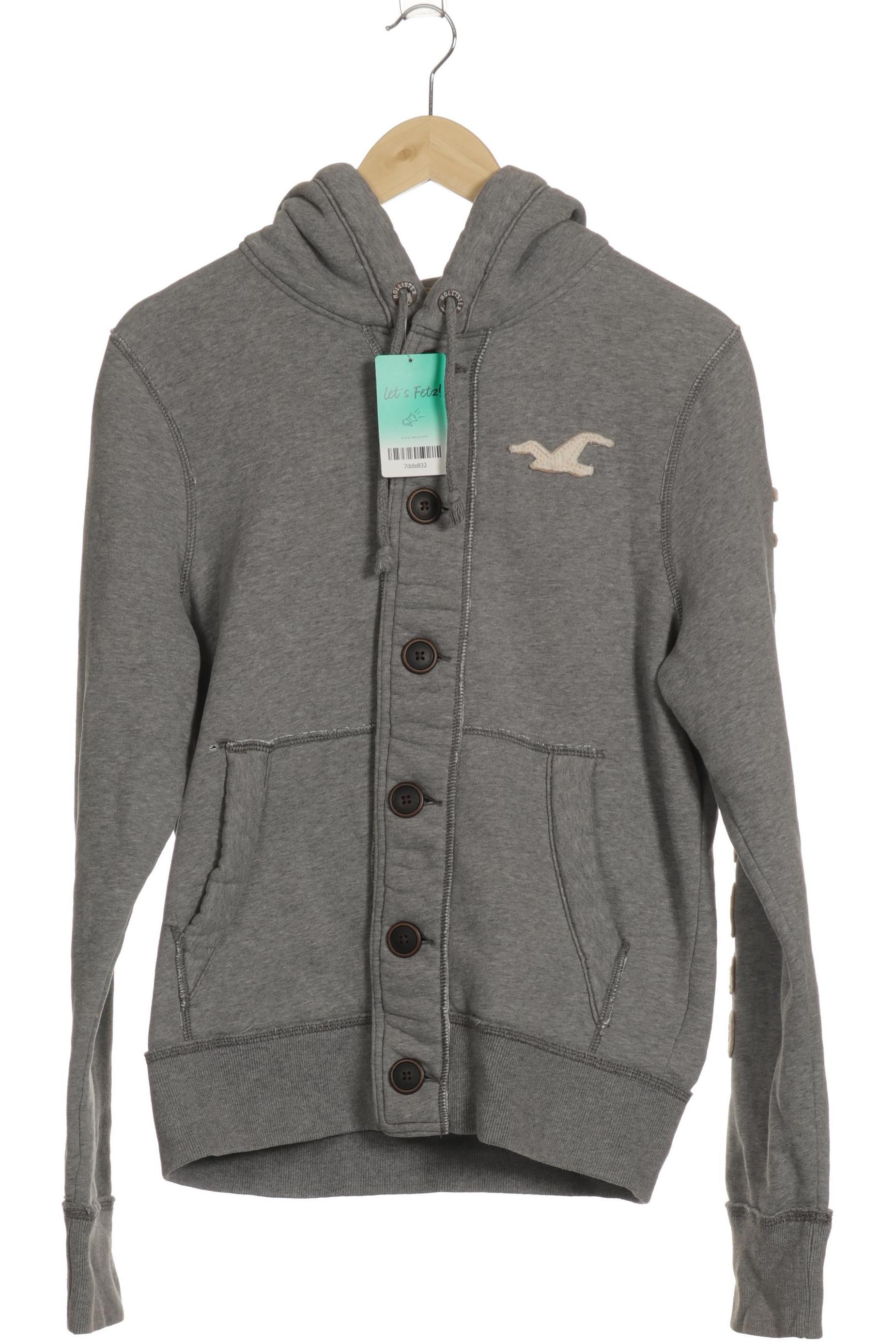 

Hollister Herren Kapuzenpullover, grau, Gr.