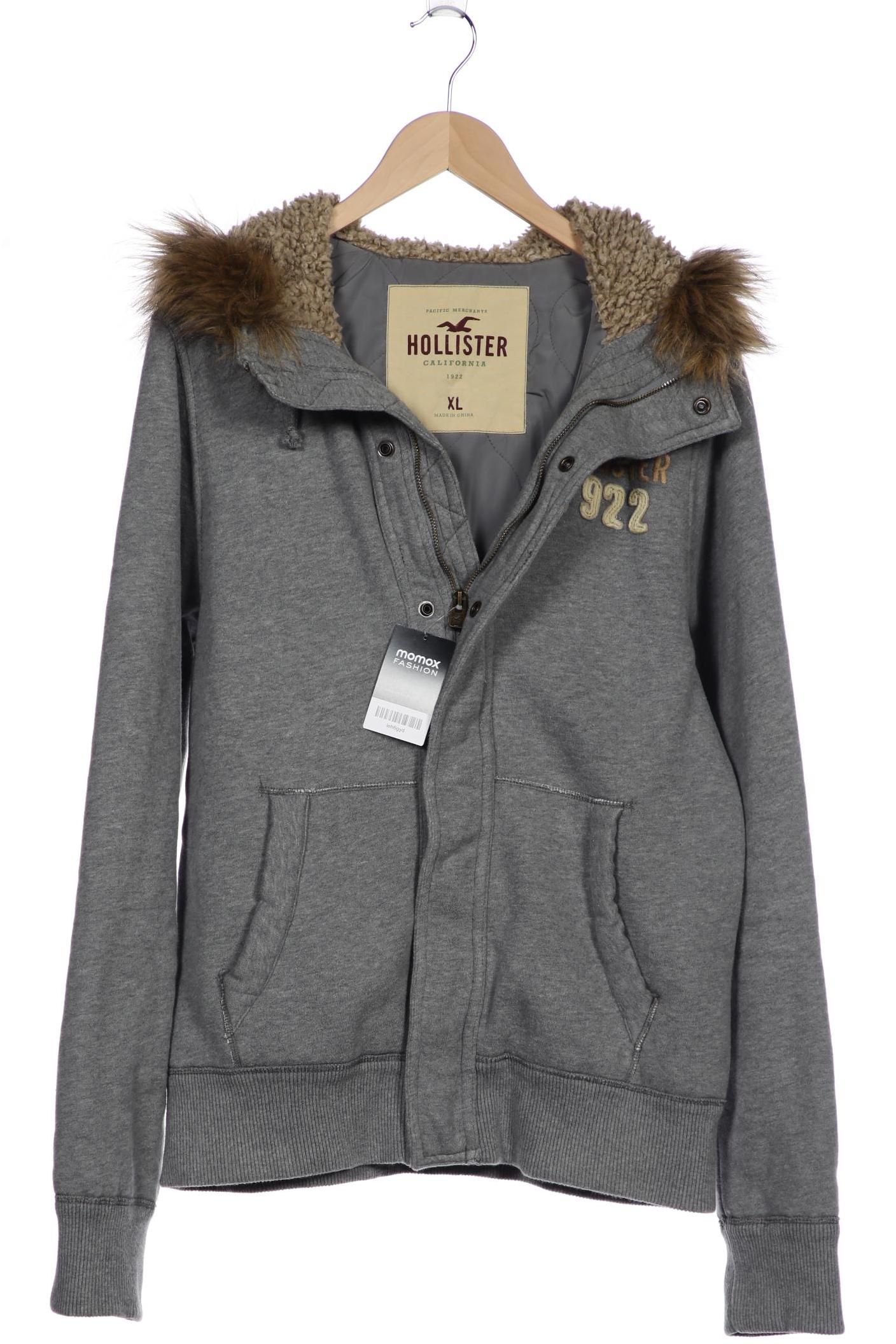 

Hollister Herren Kapuzenpullover, grau, Gr. 54