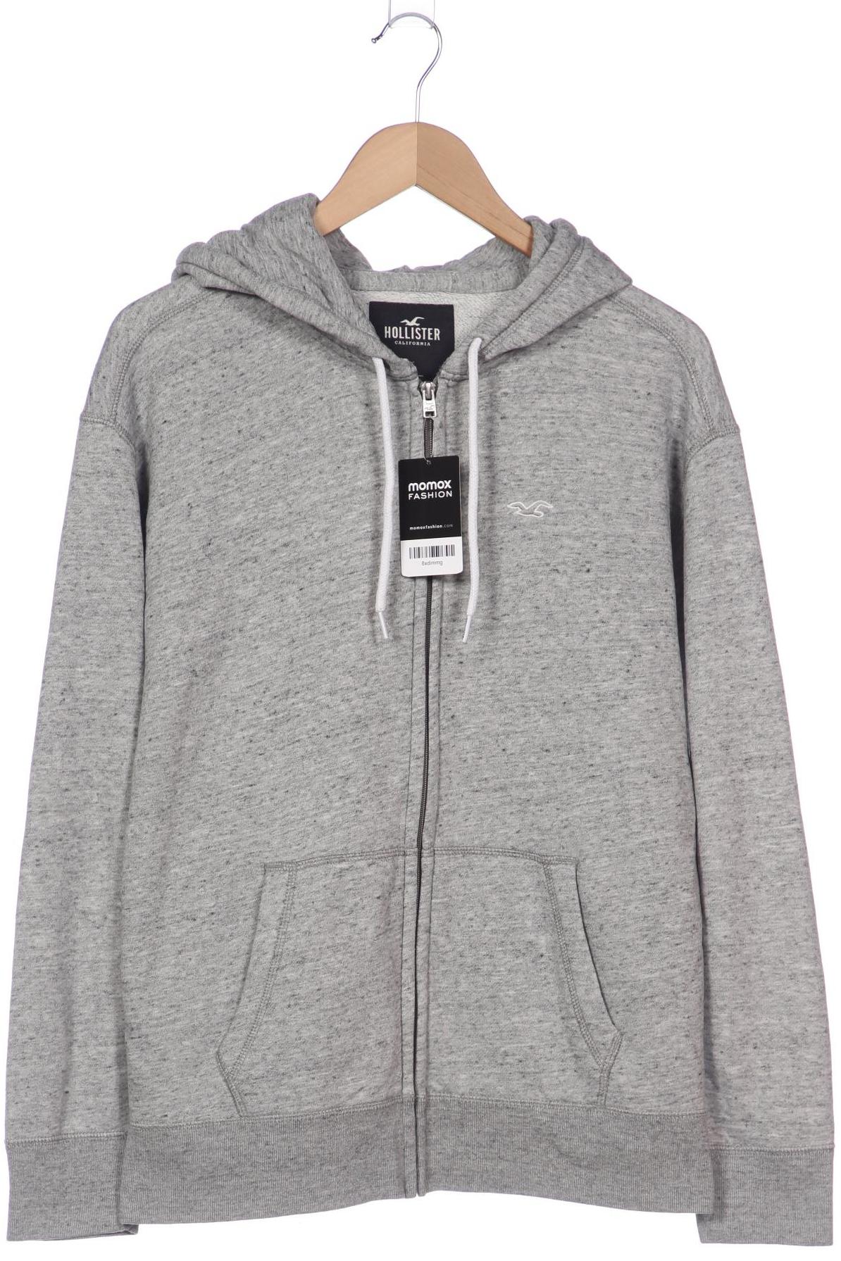 

Hollister Herren Kapuzenpullover, grau, Gr. 48