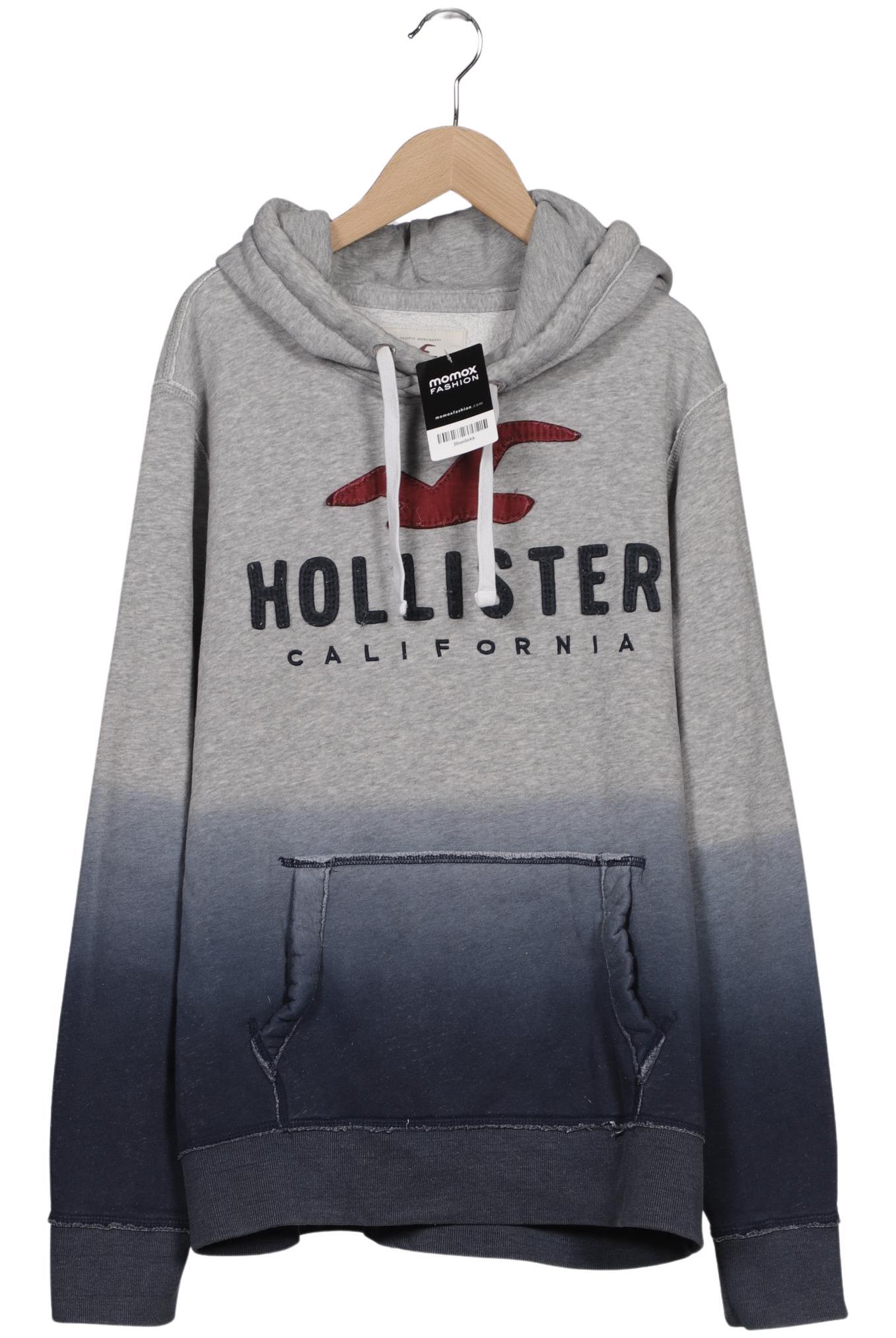

Hollister Herren Kapuzenpullover, grau, Gr. 52