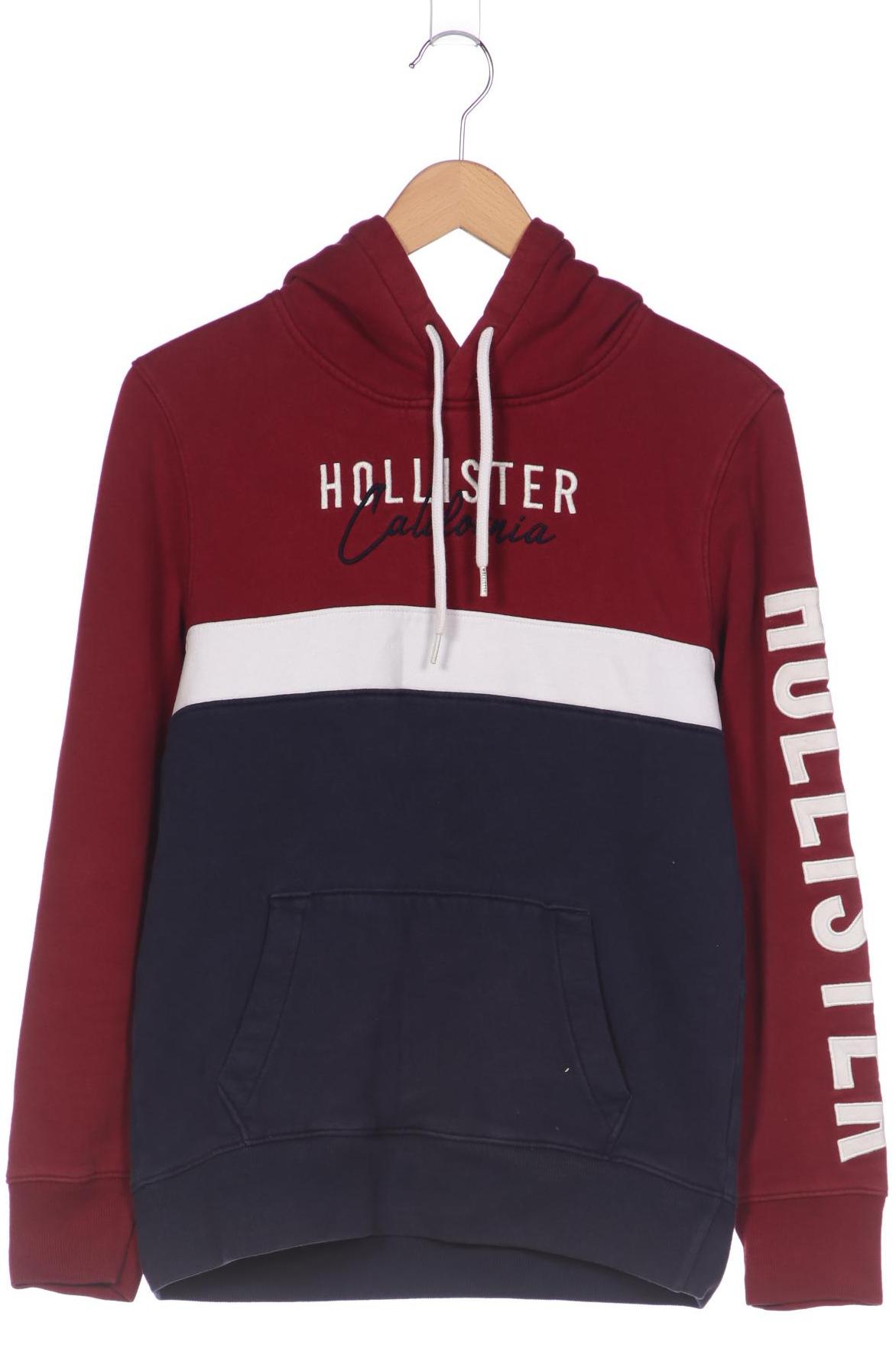 

Hollister Herren Kapuzenpullover, bordeaux, Gr. 44