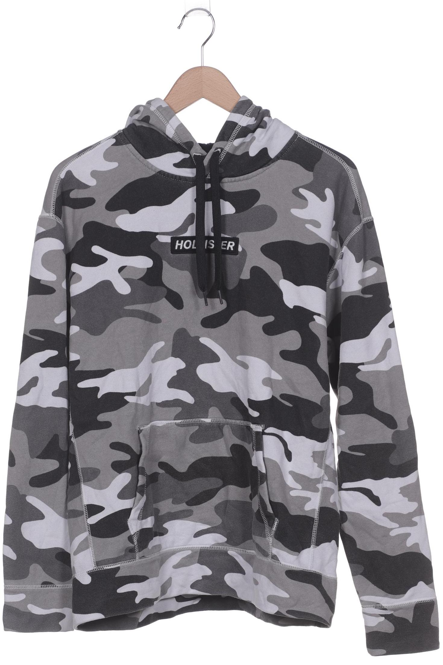 

Hollister Herren Kapuzenpullover, grau, Gr. 52