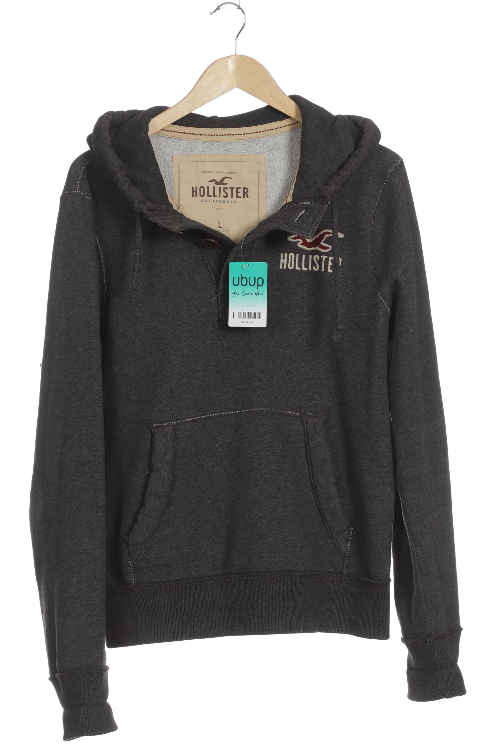 

Hollister Herren Kapuzenpullover, grau, Gr.