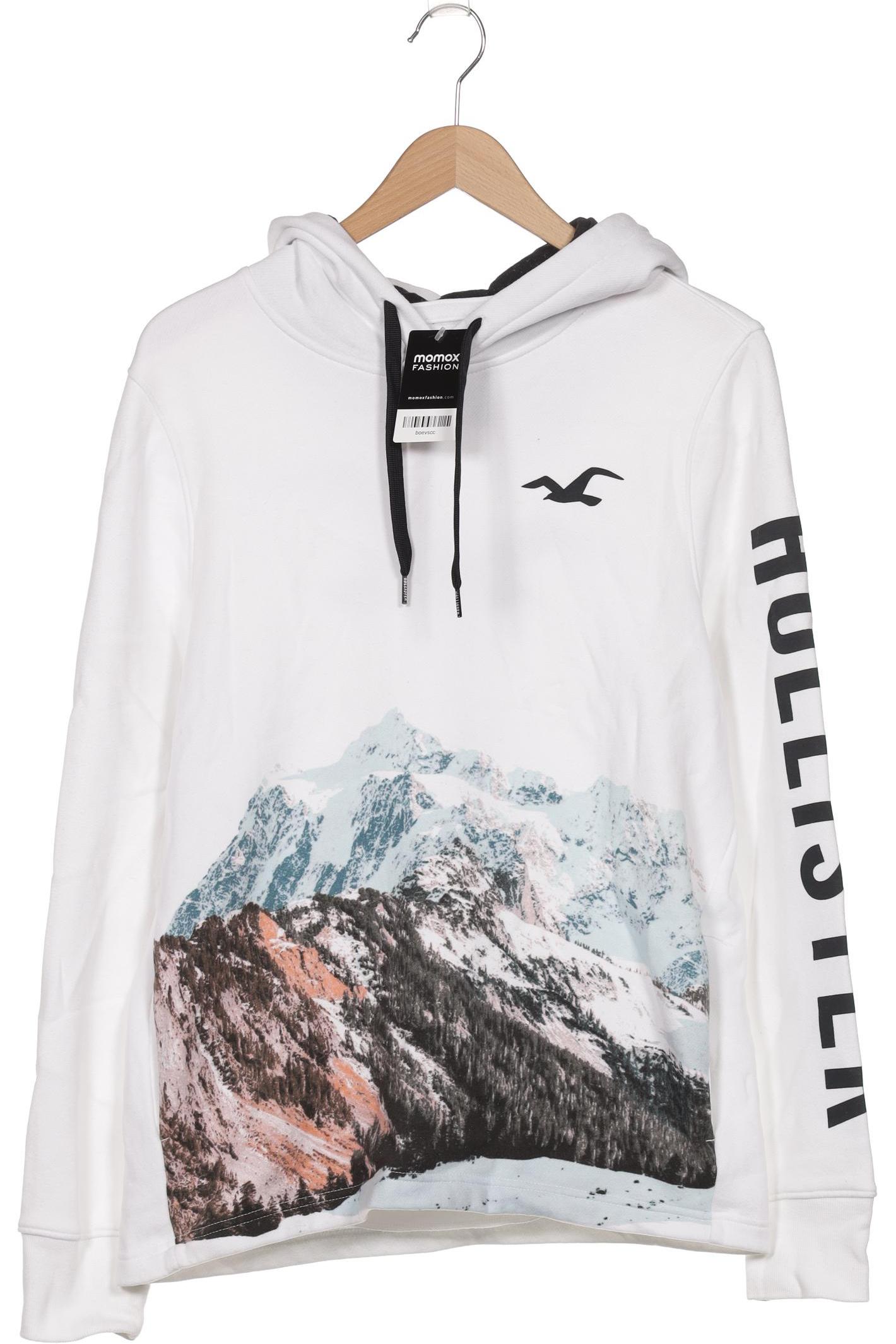 

Hollister Herren Kapuzenpullover, weiß, Gr. 48