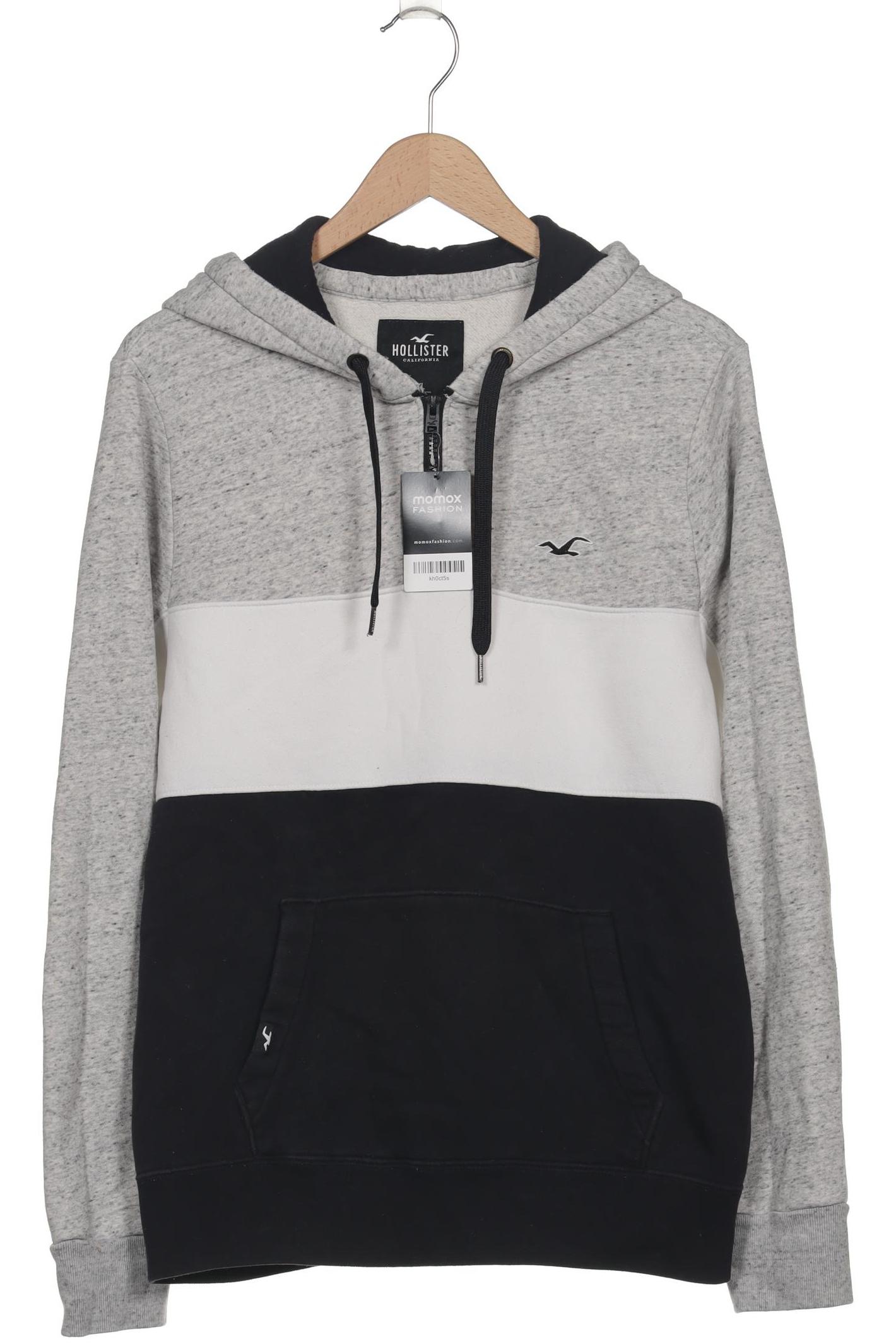 

Hollister Herren Kapuzenpullover, grau, Gr. 54