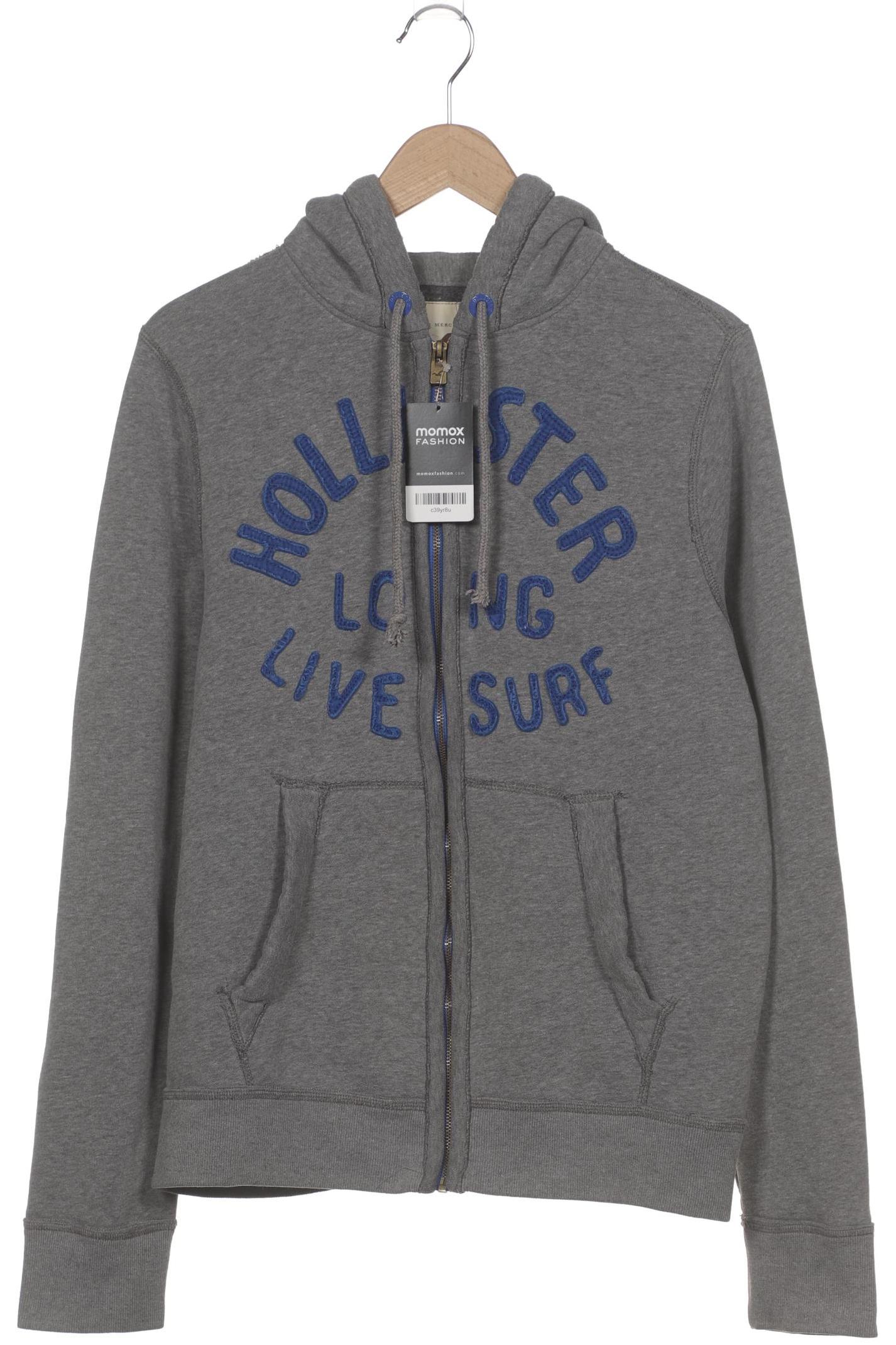 

Hollister Herren Kapuzenpullover, grau, Gr. 54