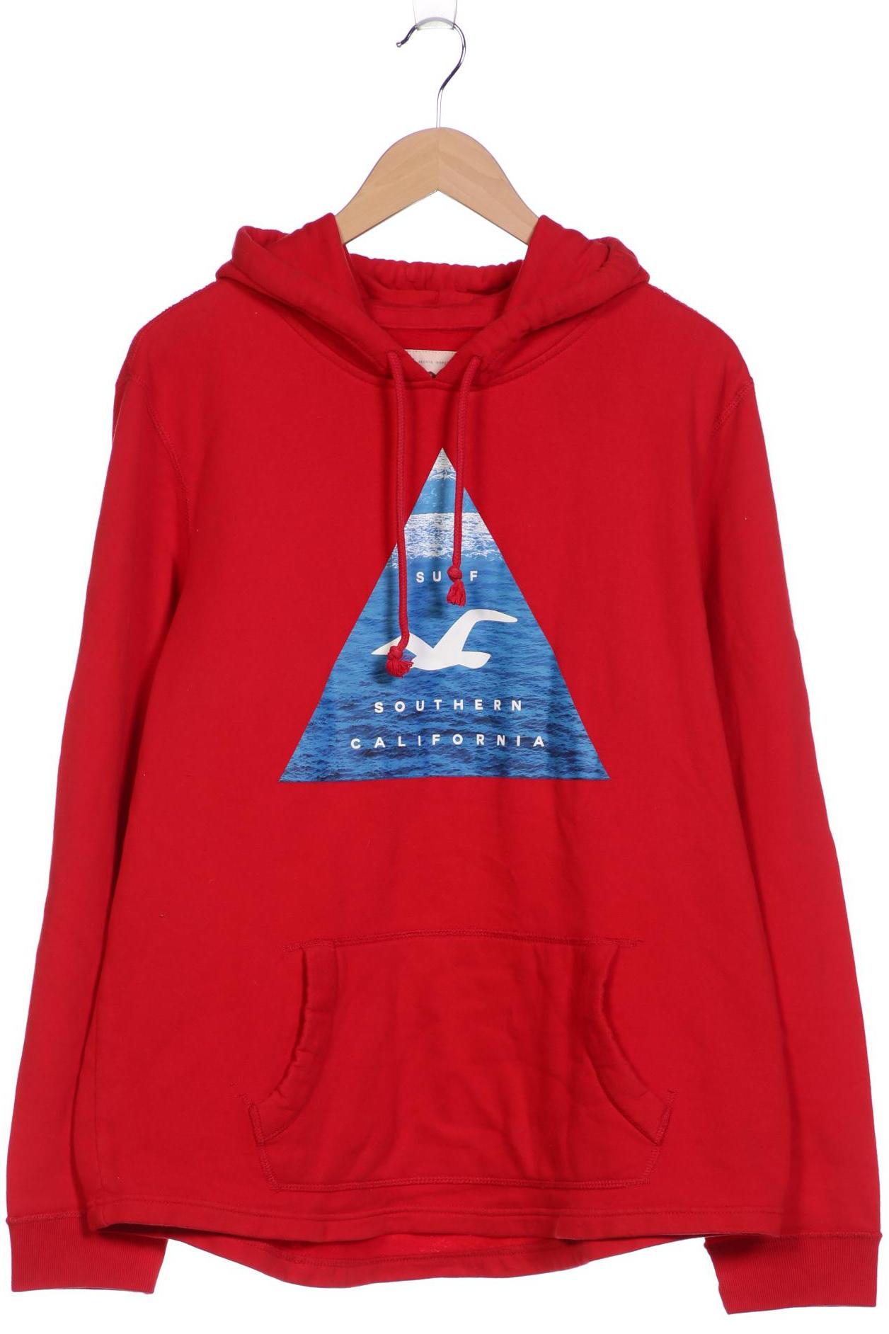 

Hollister Herren Kapuzenpullover, rot, Gr. 52