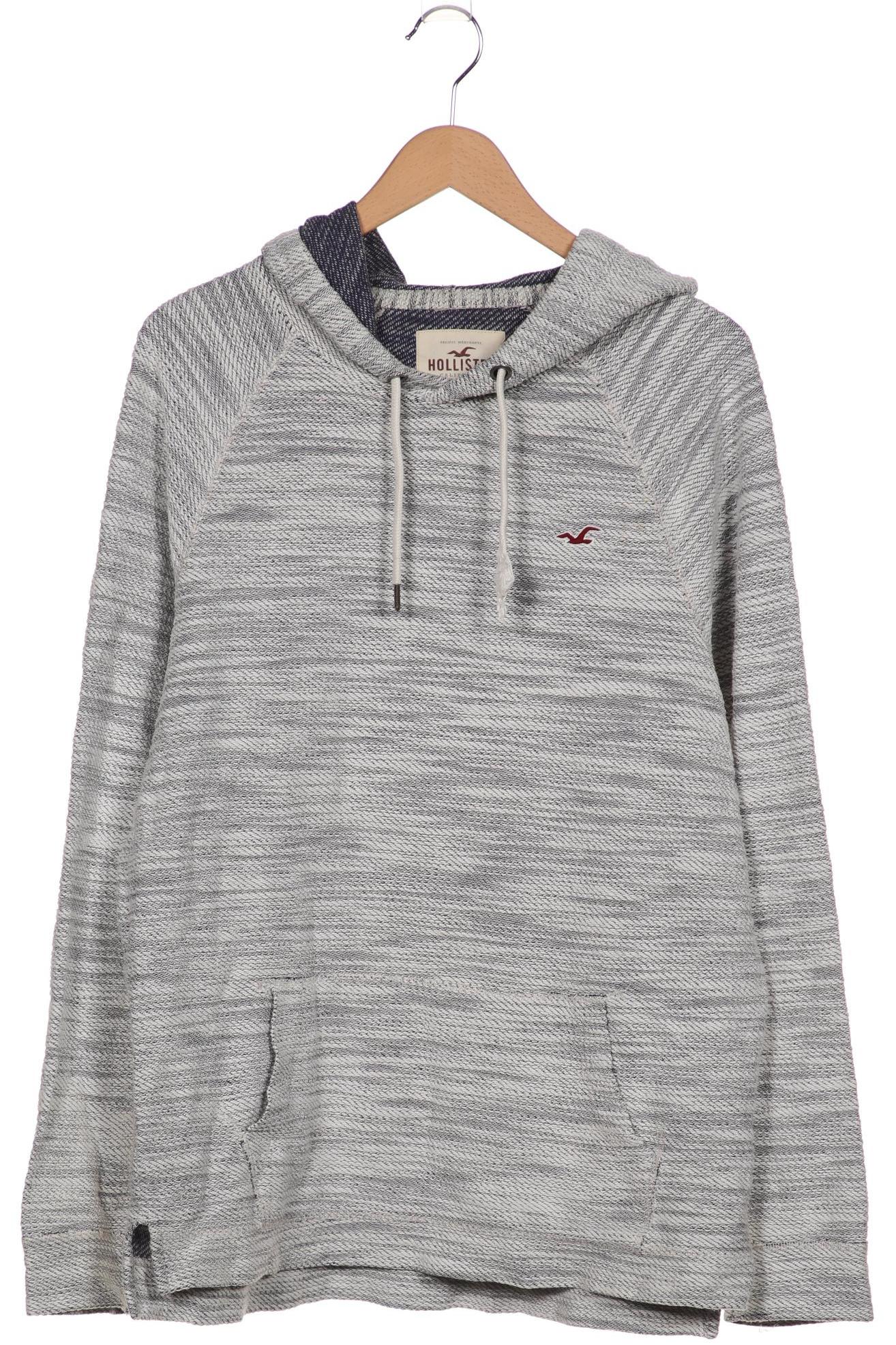 

Hollister Herren Kapuzenpullover, grau, Gr. 52