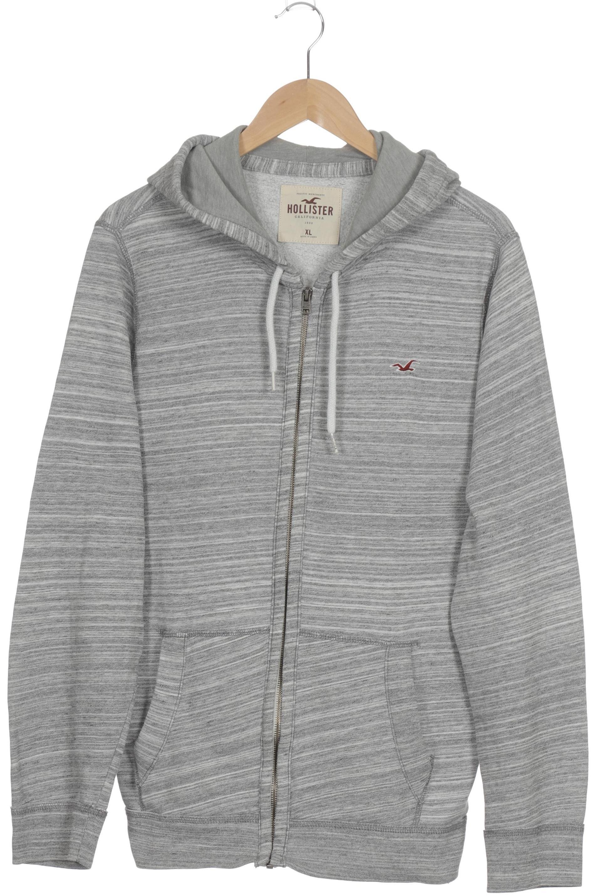 

Hollister Herren Kapuzenpullover, grau, Gr.