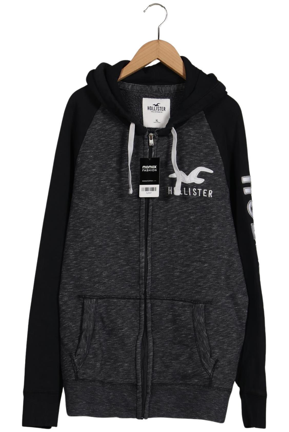 

Hollister Herren Kapuzenpullover, grau, Gr. 54