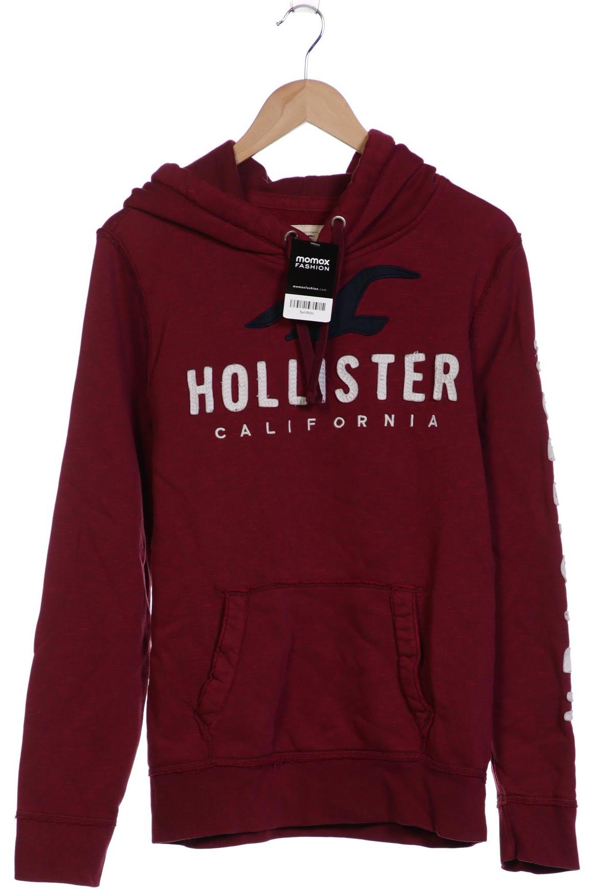 

Hollister Herren Kapuzenpullover, bordeaux, Gr. 48