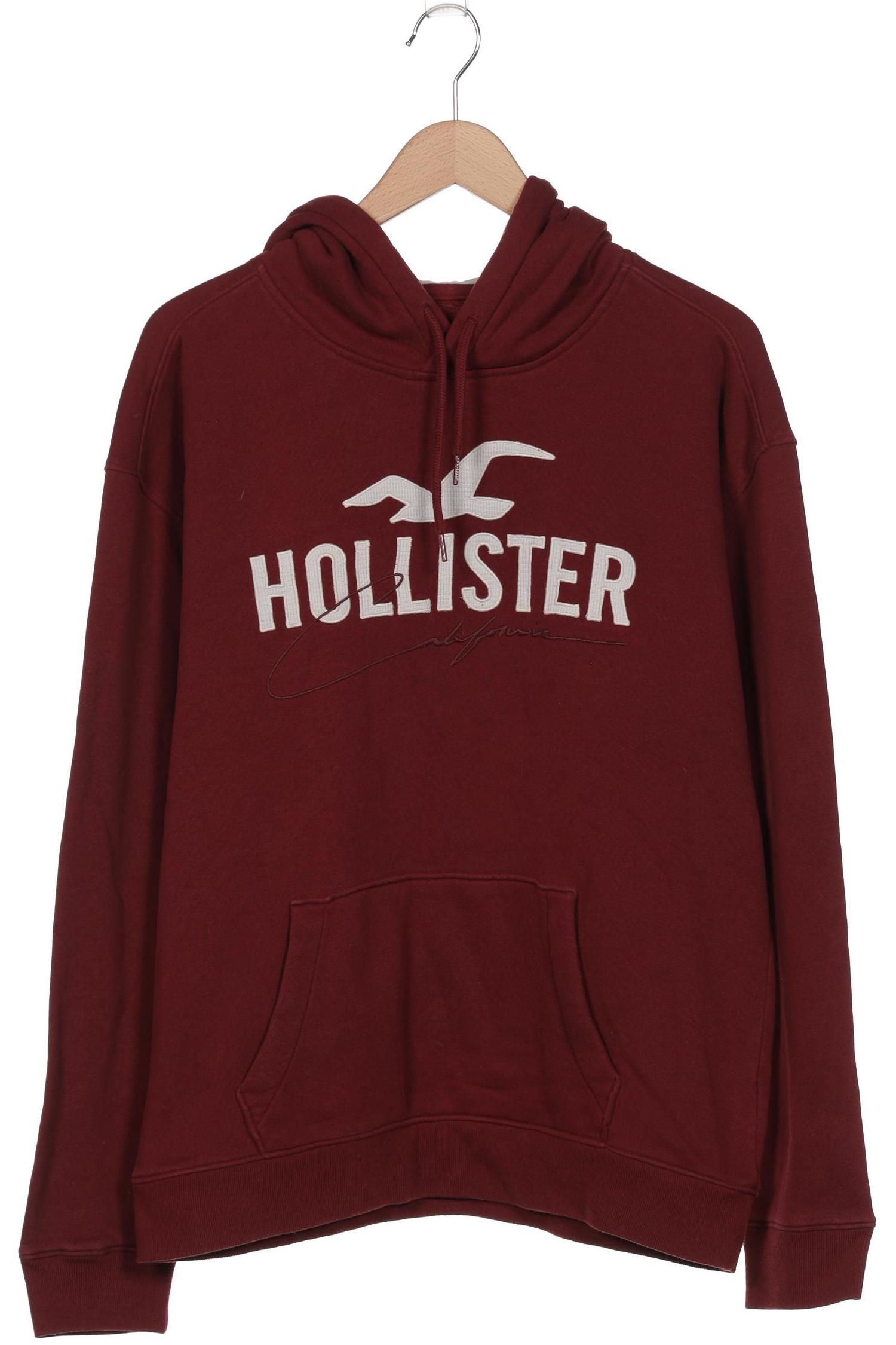 

Hollister Herren Kapuzenpullover, bordeaux, Gr. 52