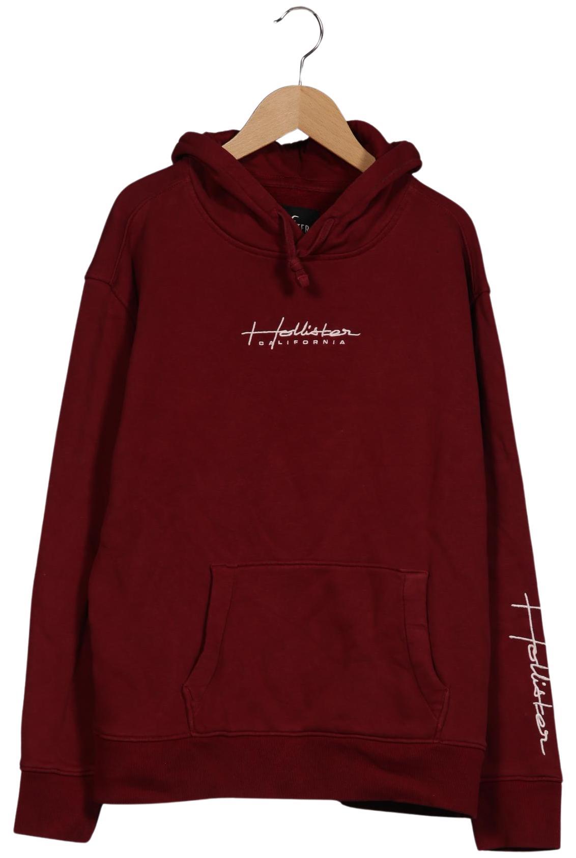 

Hollister Herren Kapuzenpullover, bordeaux, Gr. 48