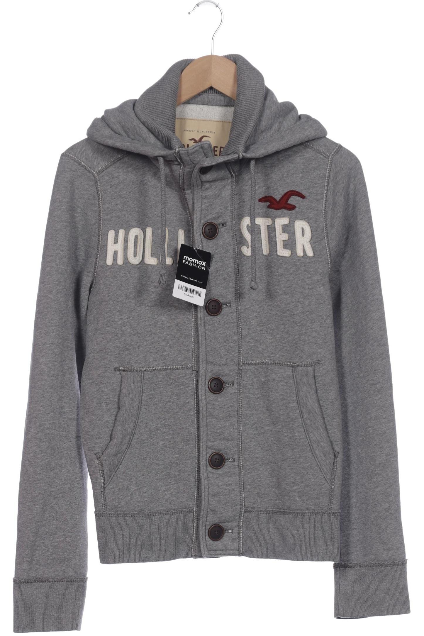 

Hollister Herren Kapuzenpullover, grau, Gr. 46