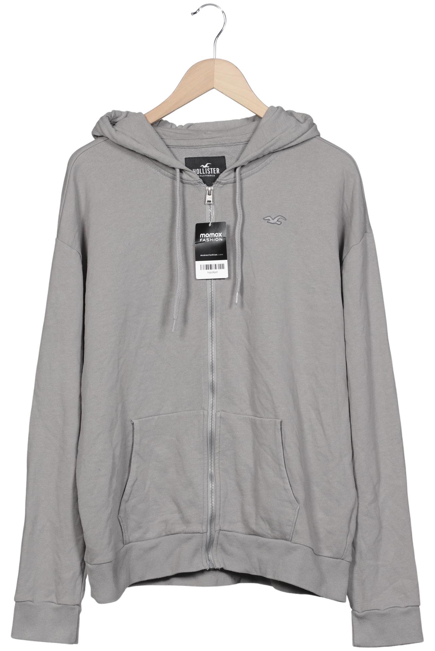 

Hollister Herren Kapuzenpullover, grau, Gr. 52