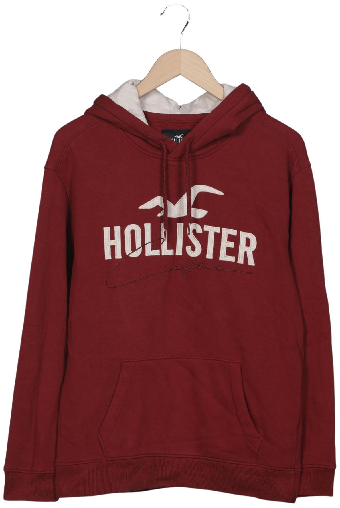

Hollister Herren Kapuzenpullover, rot, Gr. 46