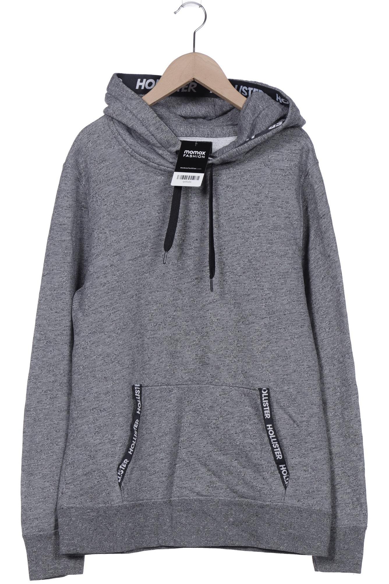 

Hollister Herren Kapuzenpullover, grau, Gr. 48