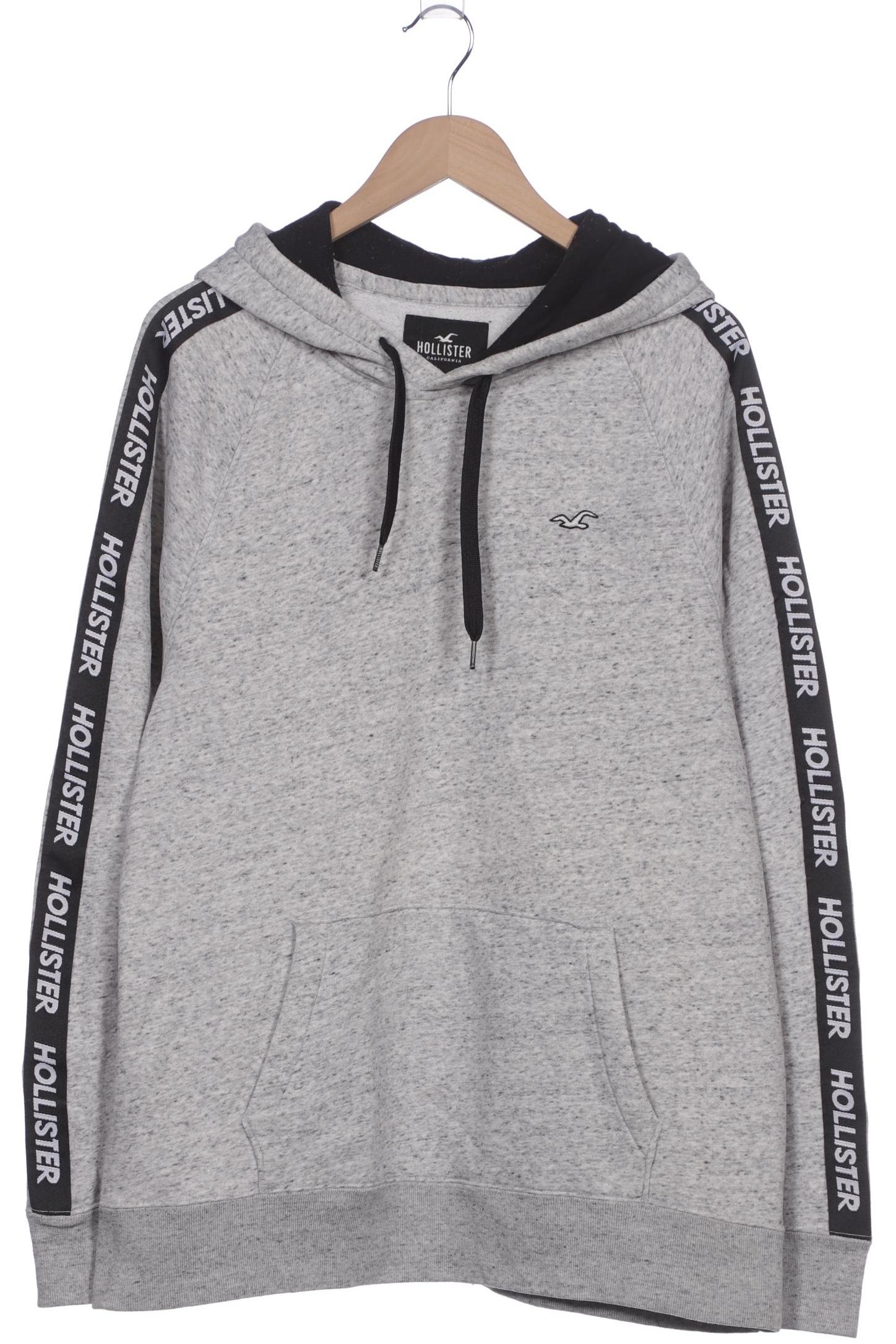 

Hollister Herren Kapuzenpullover, grau, Gr. 56