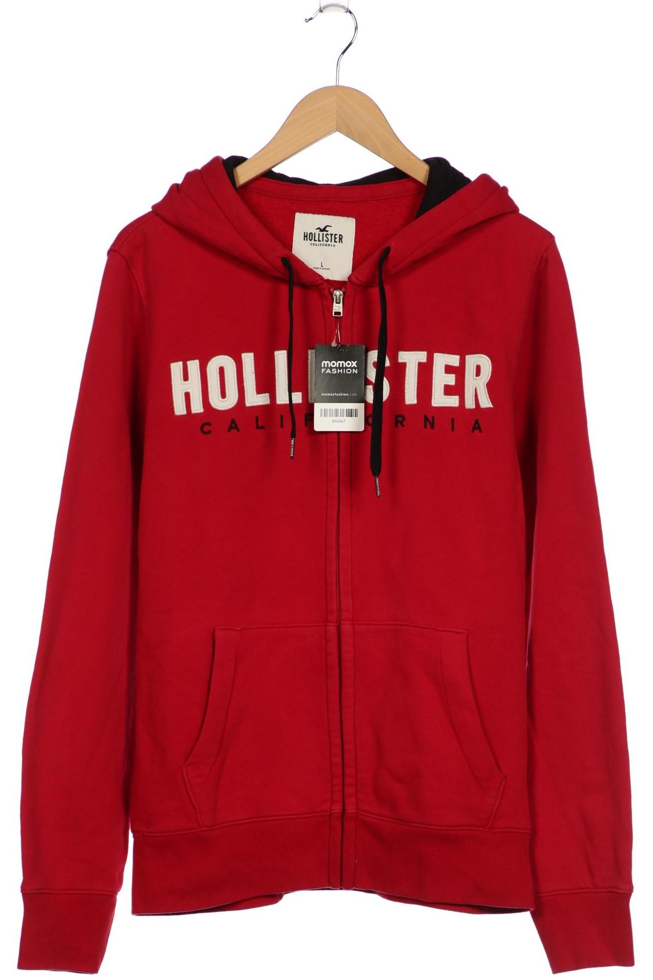 

Hollister Herren Kapuzenpullover, bordeaux, Gr. 52
