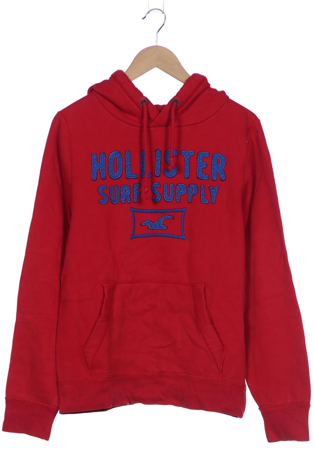 

Hollister Herren Kapuzenpullover, rot, Gr. 48