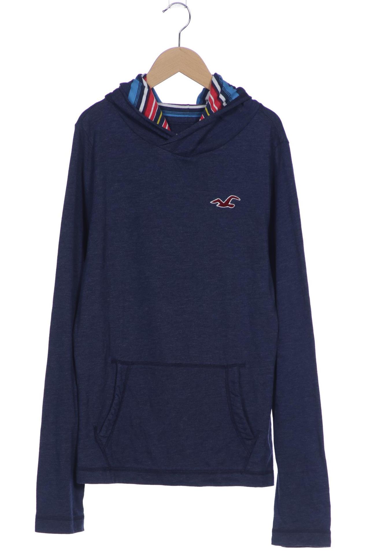 

Hollister Herren Kapuzenpullover, blau, Gr. 48