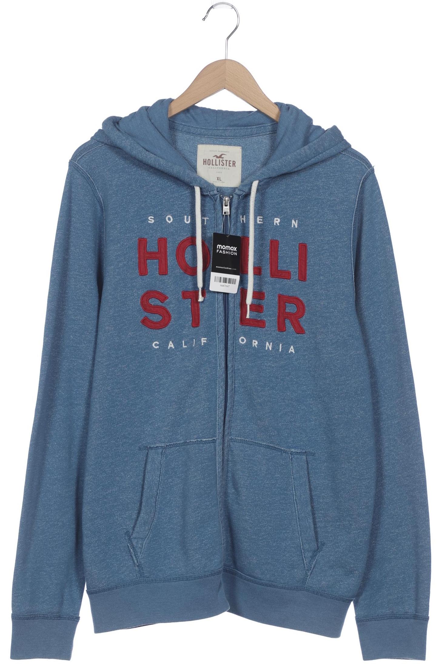 

Hollister Herren Kapuzenpullover, blau, Gr. 54